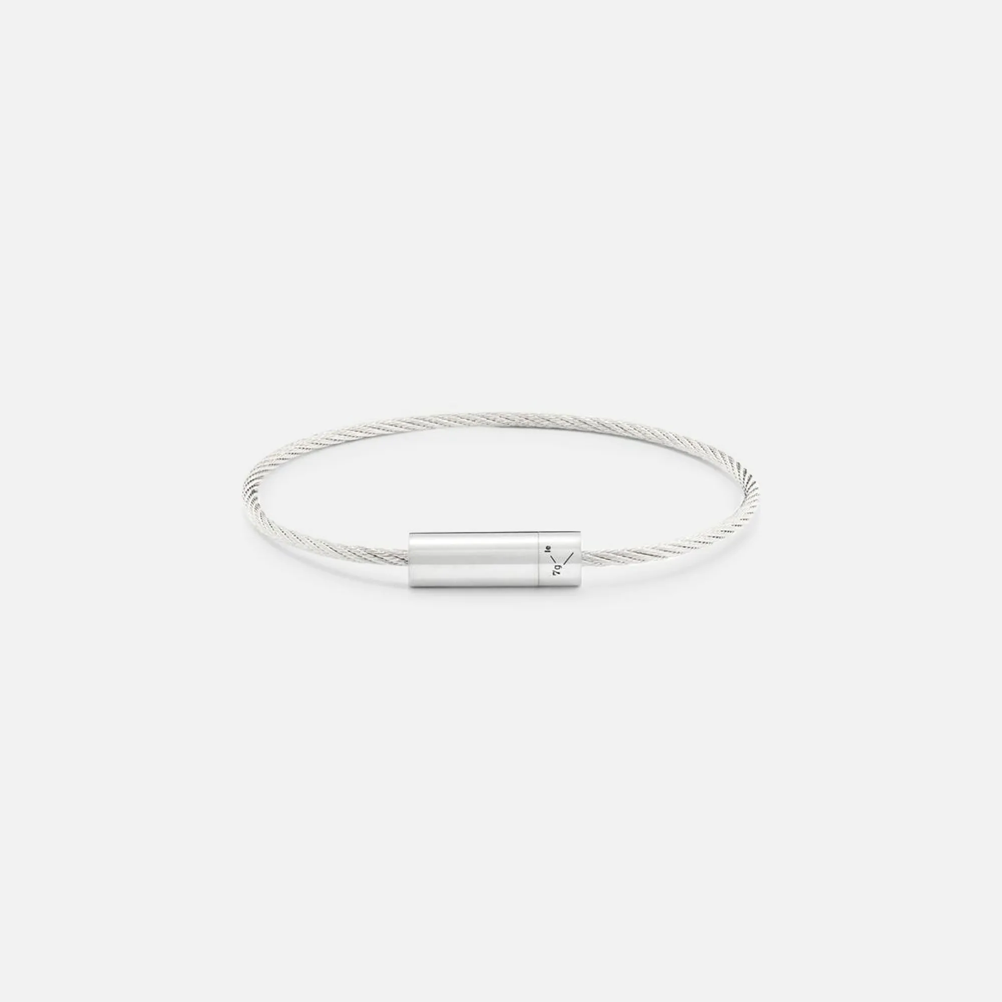 Le Gramme 7g Cable Bracelet Polished Sterling Silver - Silver sold by Kith