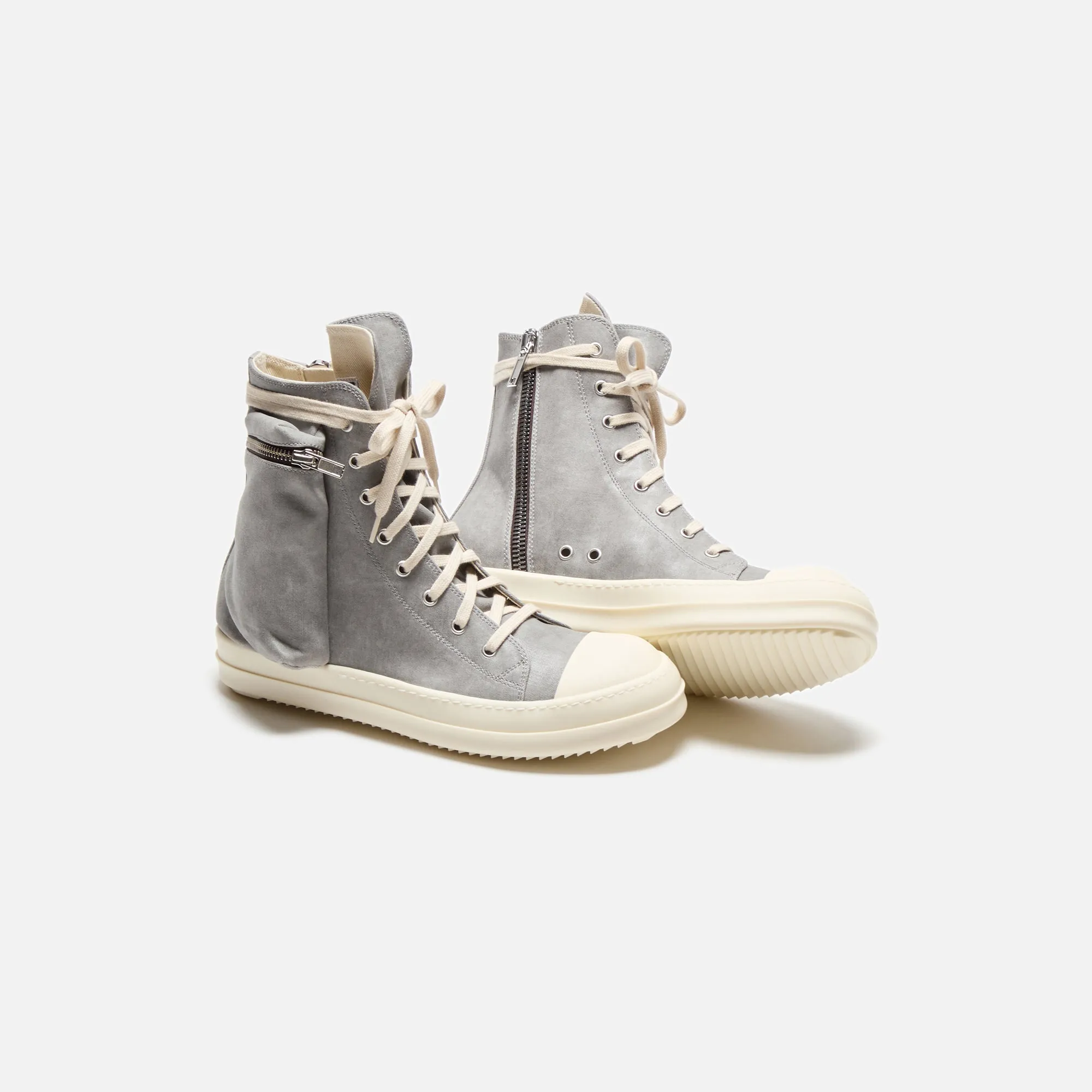 Rick Owens DRKSHDW Cargo Sneakers - Pearl / Milk sold by Kith product image thumbnail 4