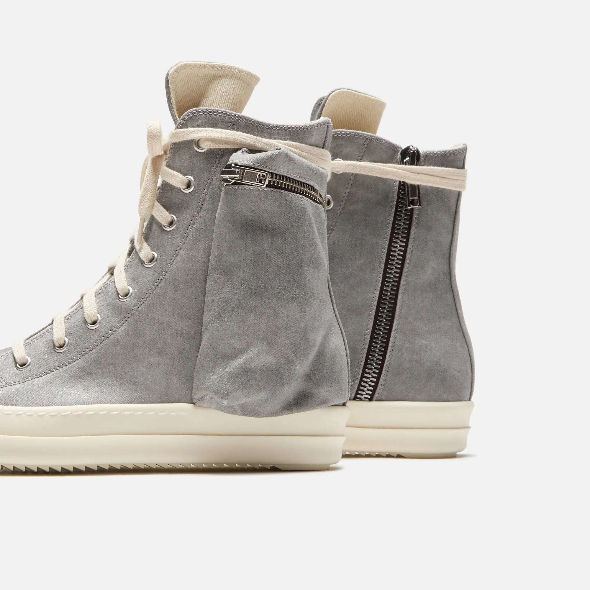Rick Owens DRKSHDW Cargo Sneakers - Pearl / Milk sold by Kith product image thumbnail 3