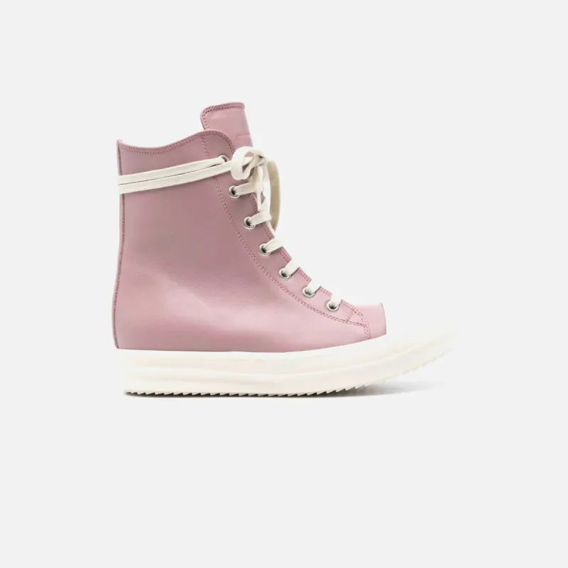 Rick Owens WMNS Sneaker High - Dusty Pink / Milk sold by Kith