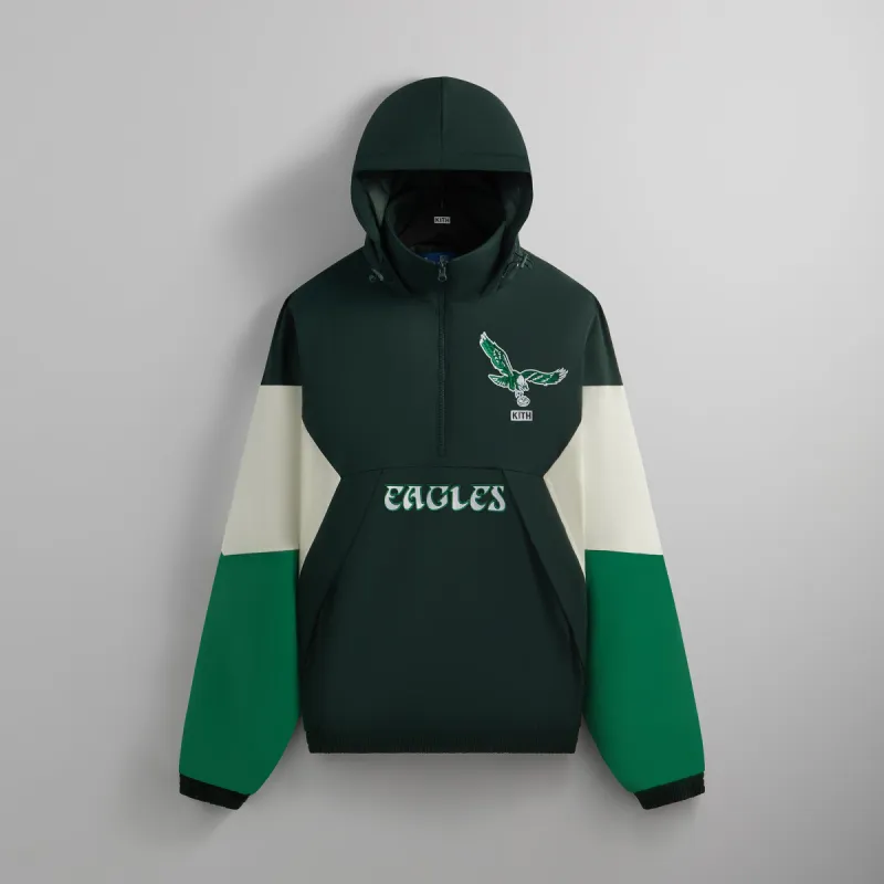 Kith & '47 for the NFL: Eagles Quarter Zip Anorak With Hood - Stadium sold by Kith