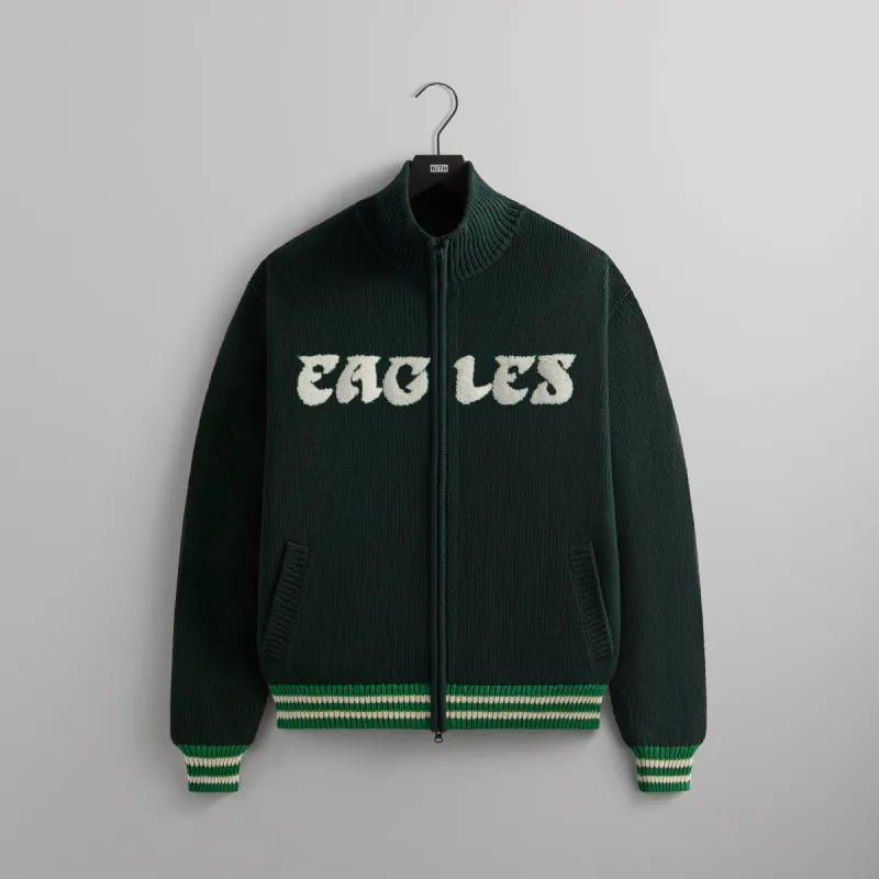 Kith & '47 for the NFL: Eagles Wyona Full Zip Sweater - Stadium sold by Kith