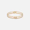 Maor Unity Curb 3MM Bangle in Yellow Gold - Gold sold by Kith