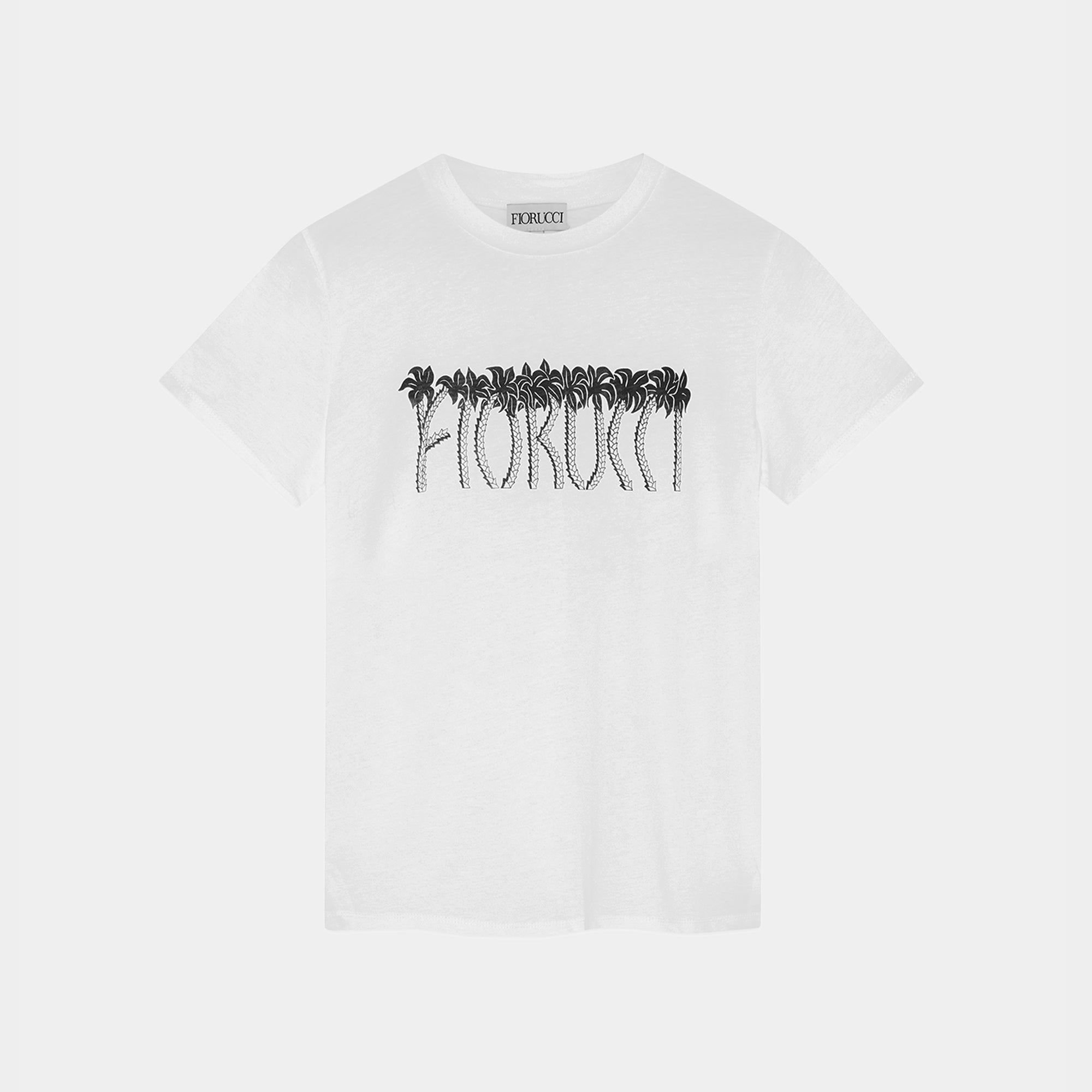 Fiorucci Palm Tee - White sold by Kith