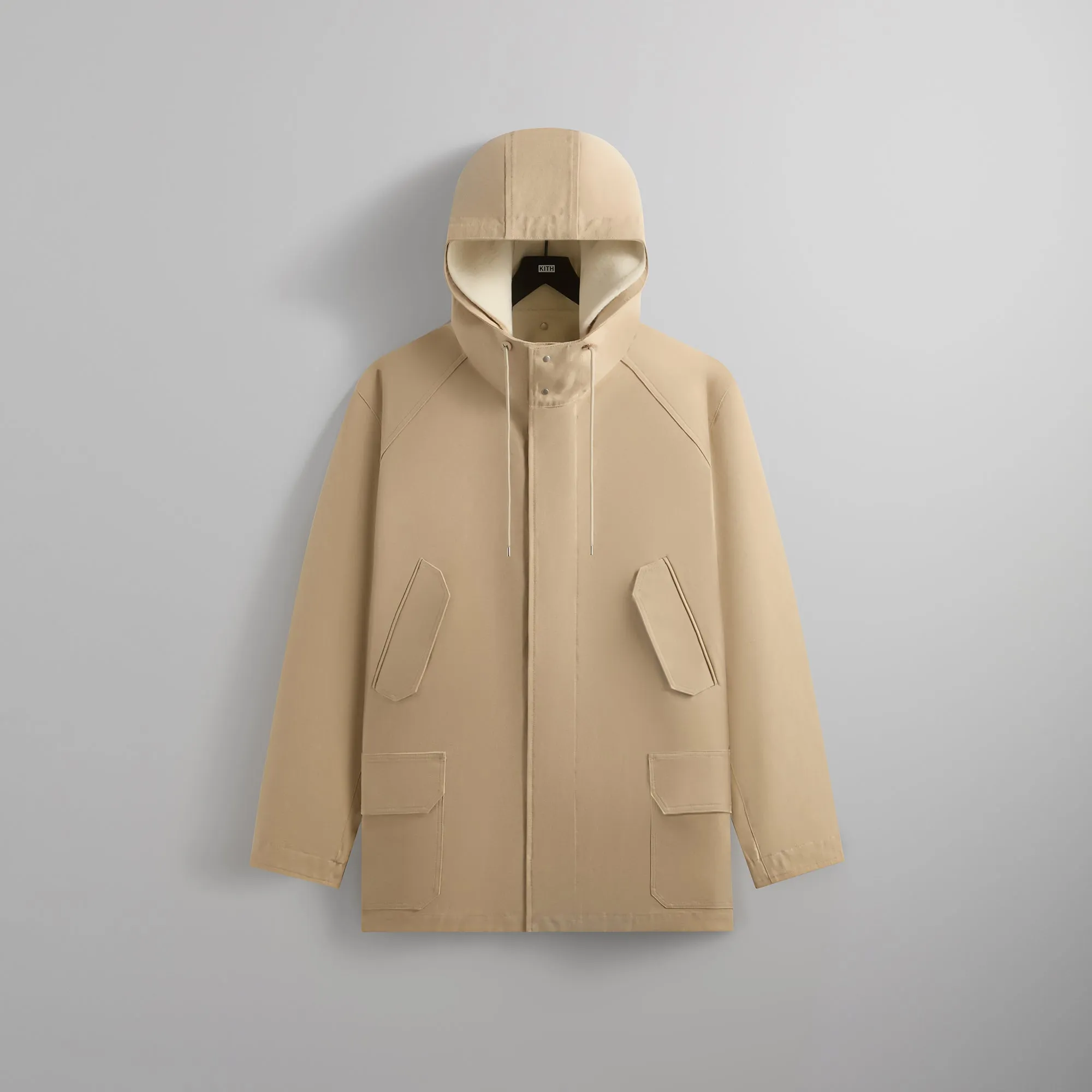 Kith 101 for Auralee Heavy Canvas Liner Coat - White Pepper sold by Kith