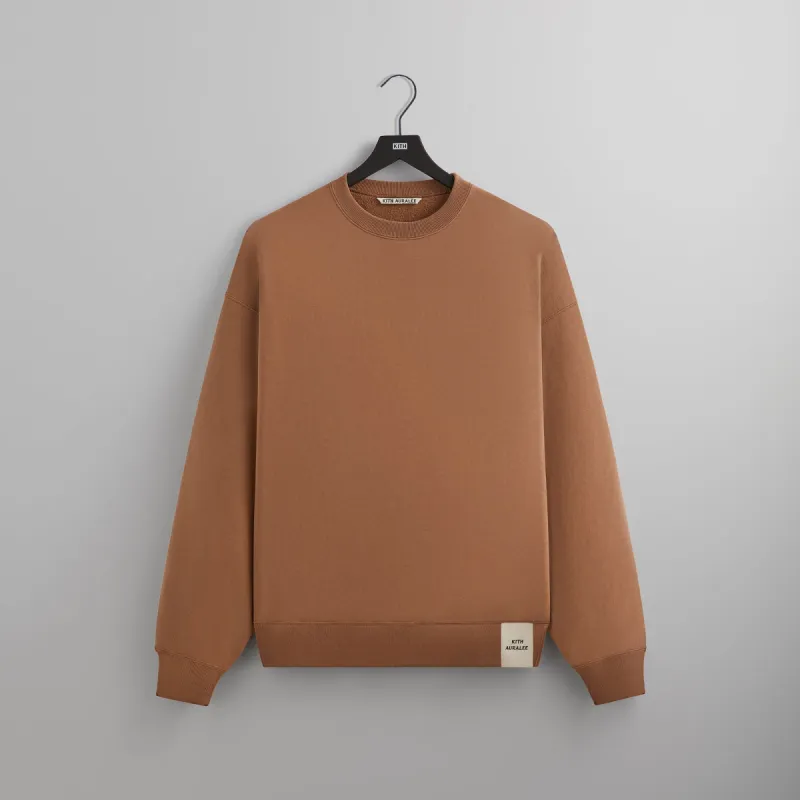 Kith 101 for Auralee Smooth Soft Crewneck - Jam sold by Kith