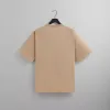 Kith 101 for Auralee Luster Plaiting Tee - Almond Heather sold by Kith