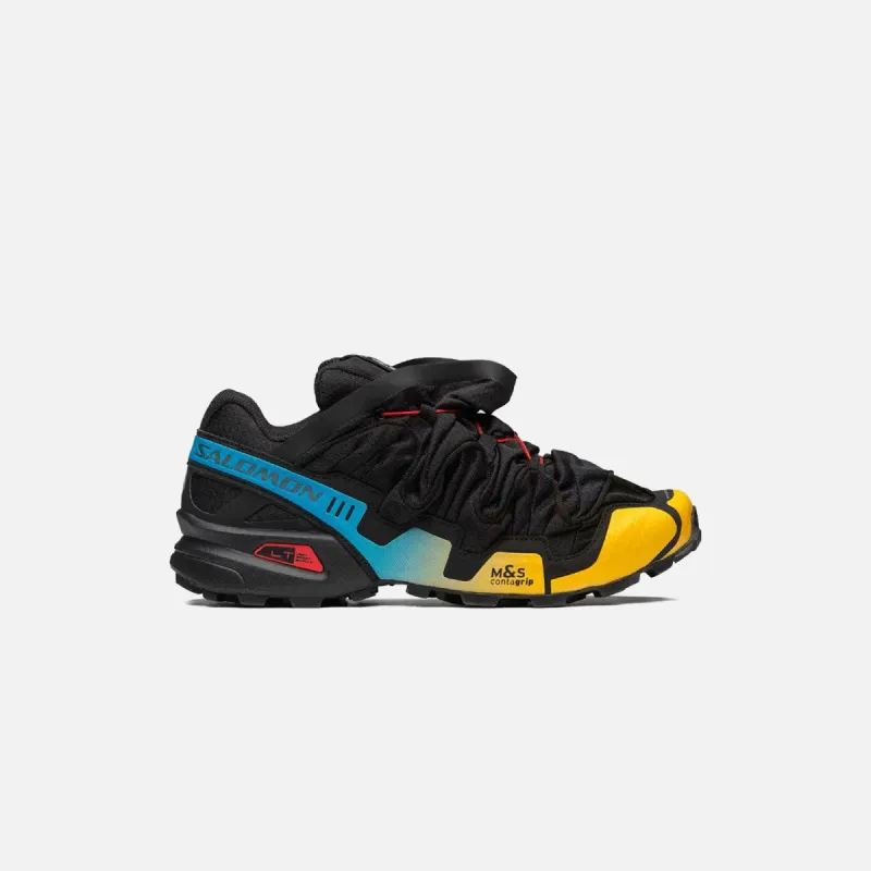 Salomon x Y/Project Speedcross 3 - Black / Lemon/ Transcend Blue sold by Kith