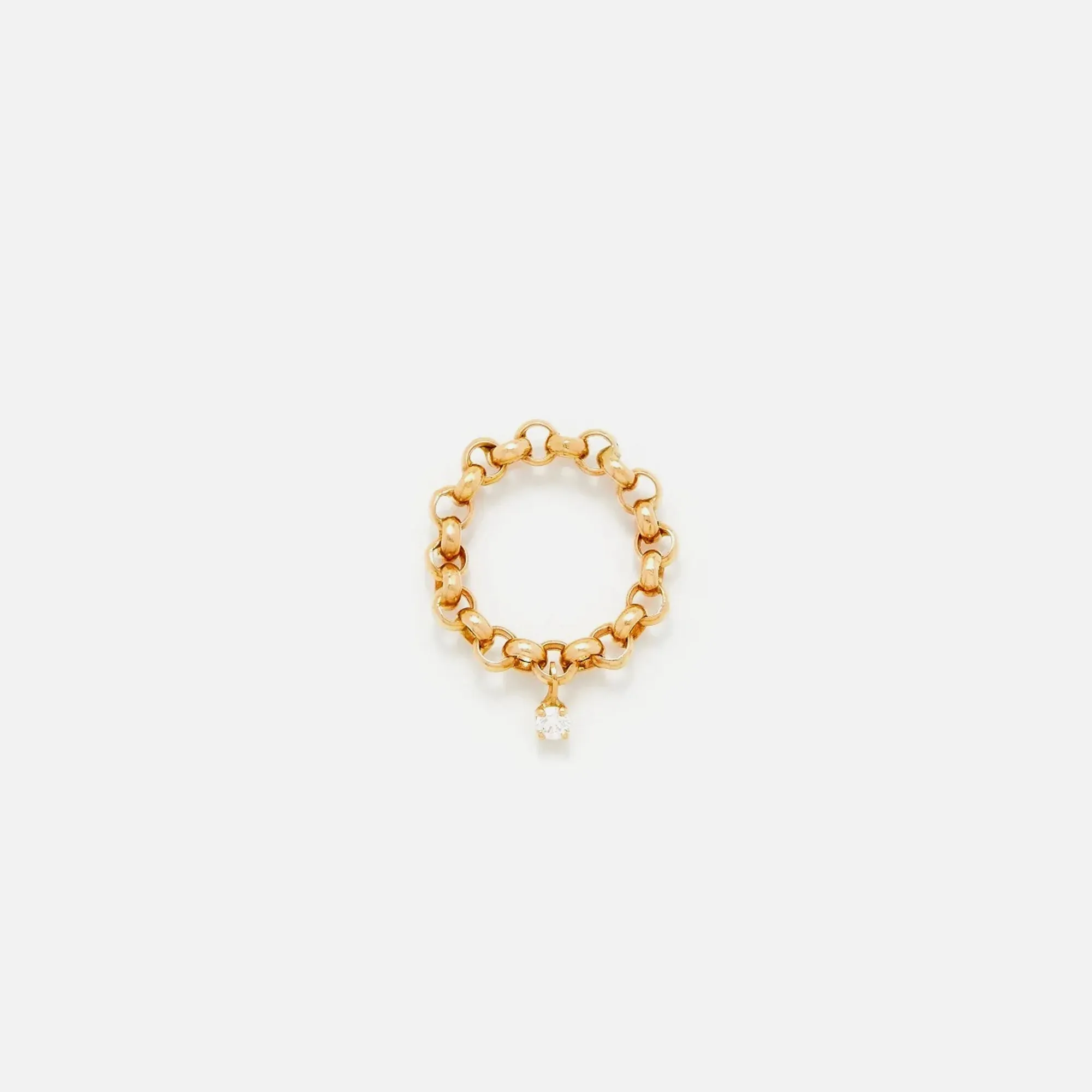 Yvonne Leon Bague Jaseron Flottant Ring - Yellow Gold sold by Kith