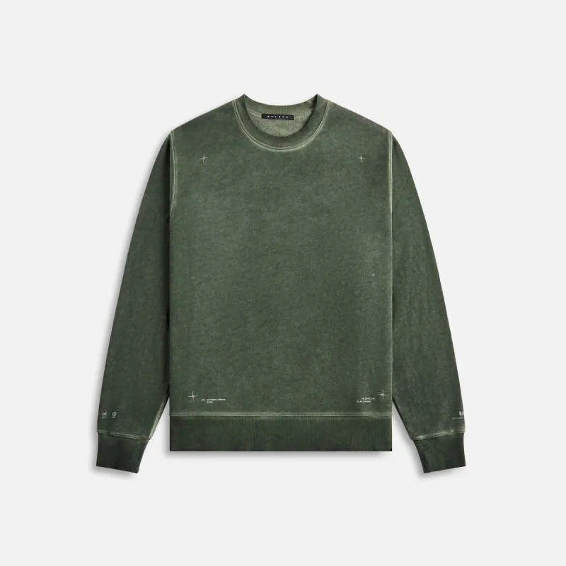 Stampd Sandlands Oil Washed Crewneck - Pine made by Stampd