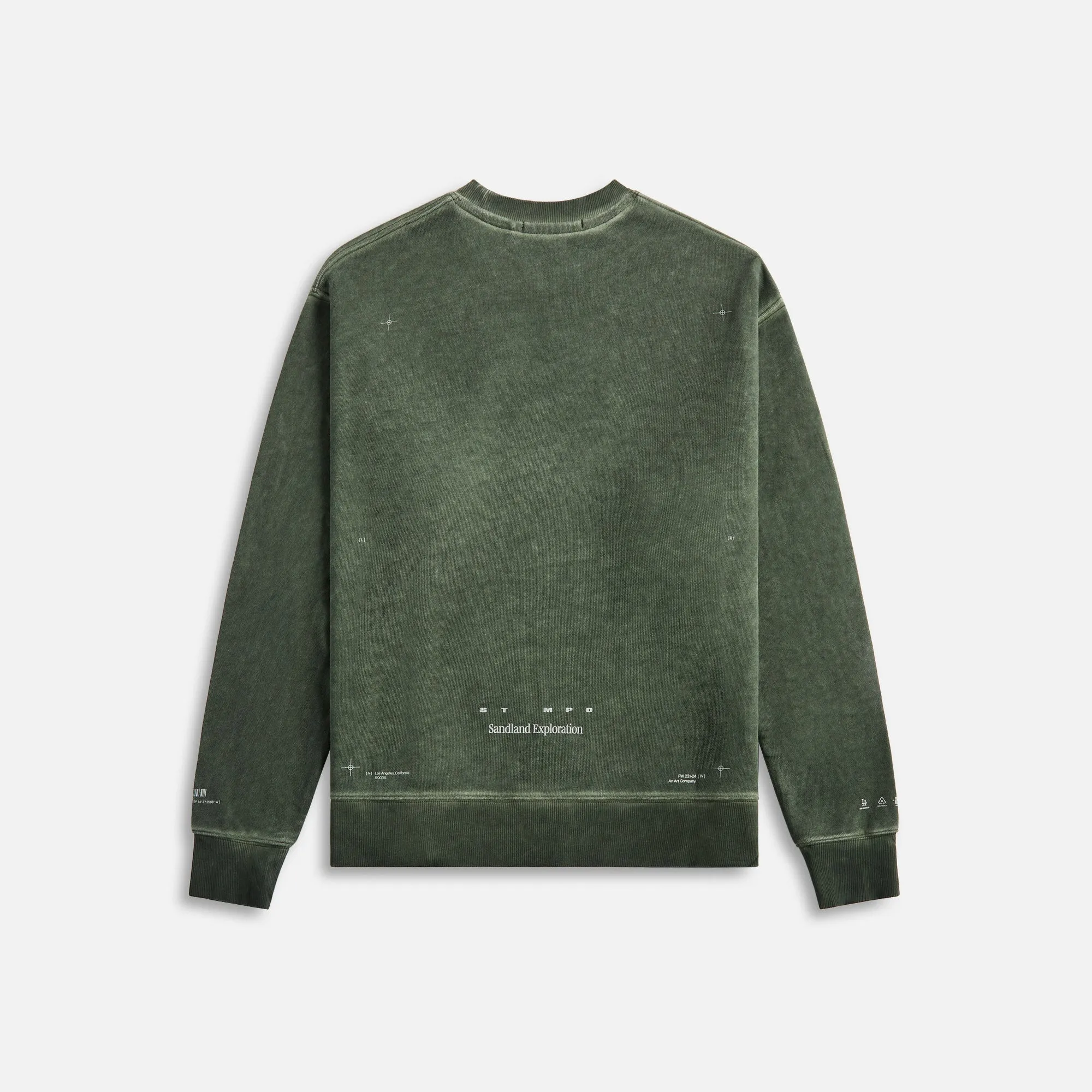 Stampd Sandlands Oil Washed Crewneck - Pine sold by Kith product image thumbnail 2