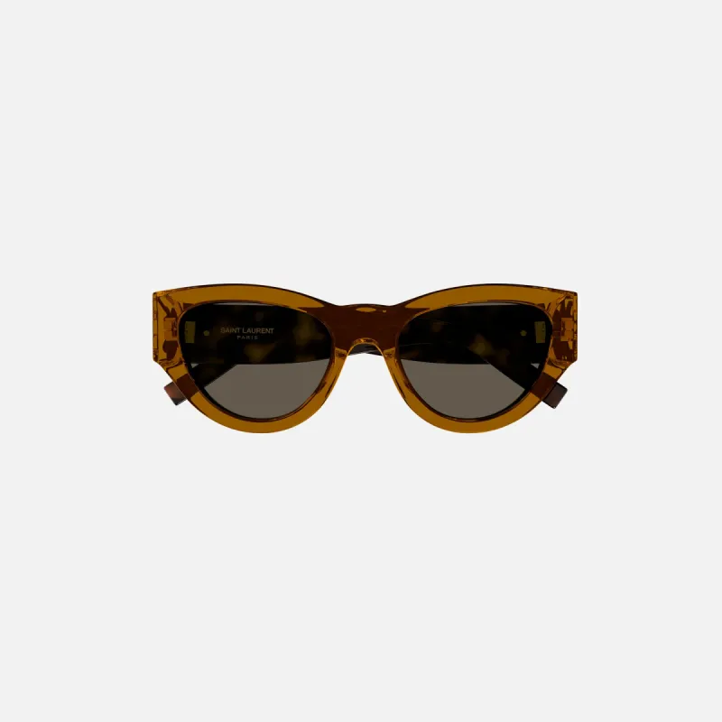 Saint Laurent M94 Frame - Tortoise sold by Kith