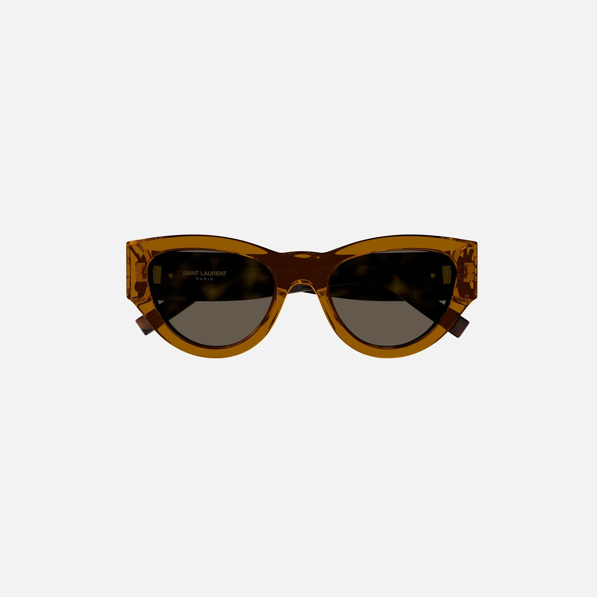 Saint Laurent M94 Frame - Tortoise sold by Kith