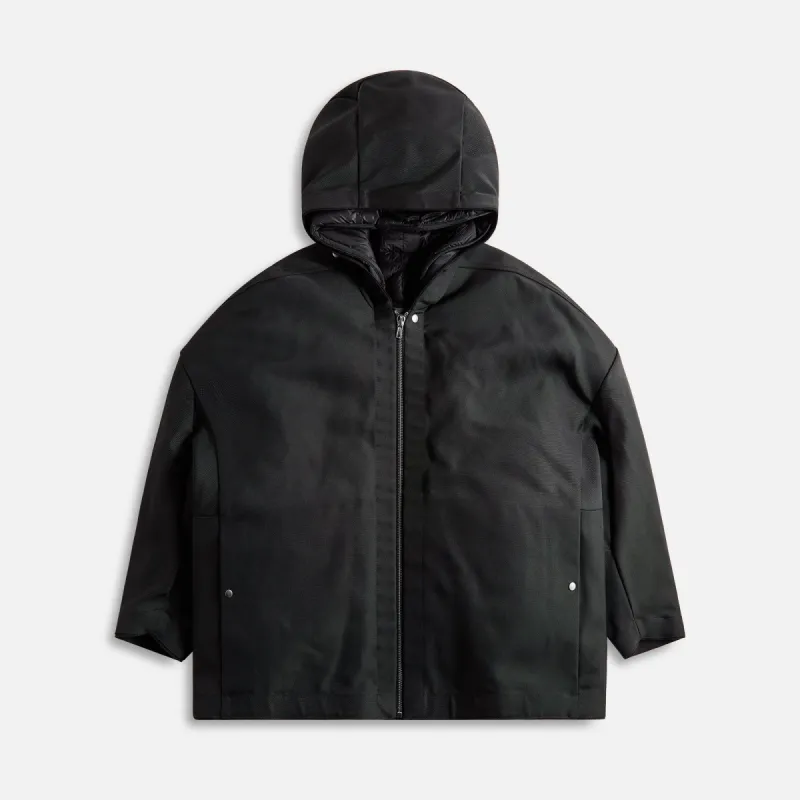 Rick Owens Giacca Piumino Hooded Peter - Black sold by Kith