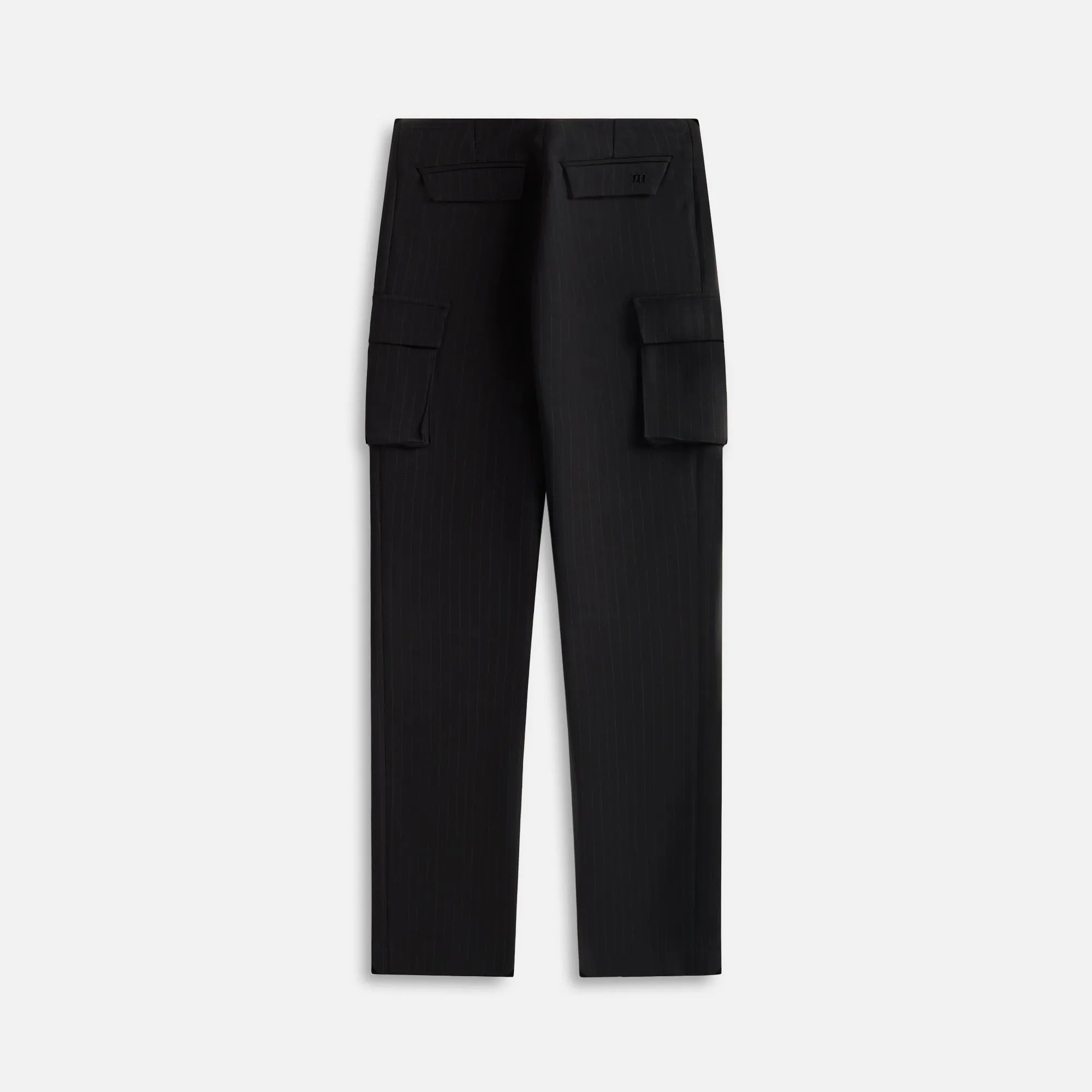 MISBHV Office Pinstripe Low Rise Cargo Trousers - Black sold by Kith product image thumbnail 2