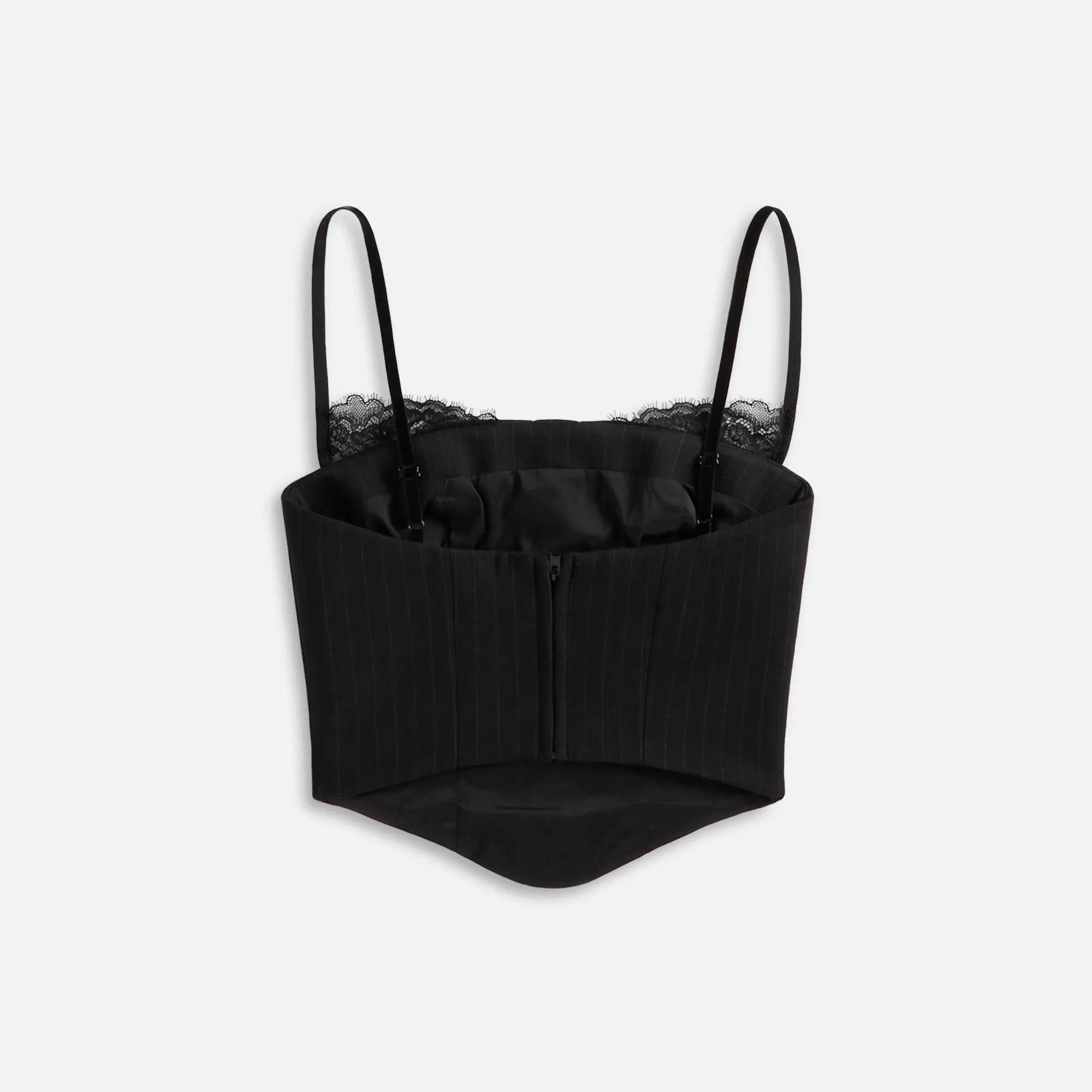 MISBHV Office Pinstripe Corset Top - Black sold by Kith product image thumbnail 2
