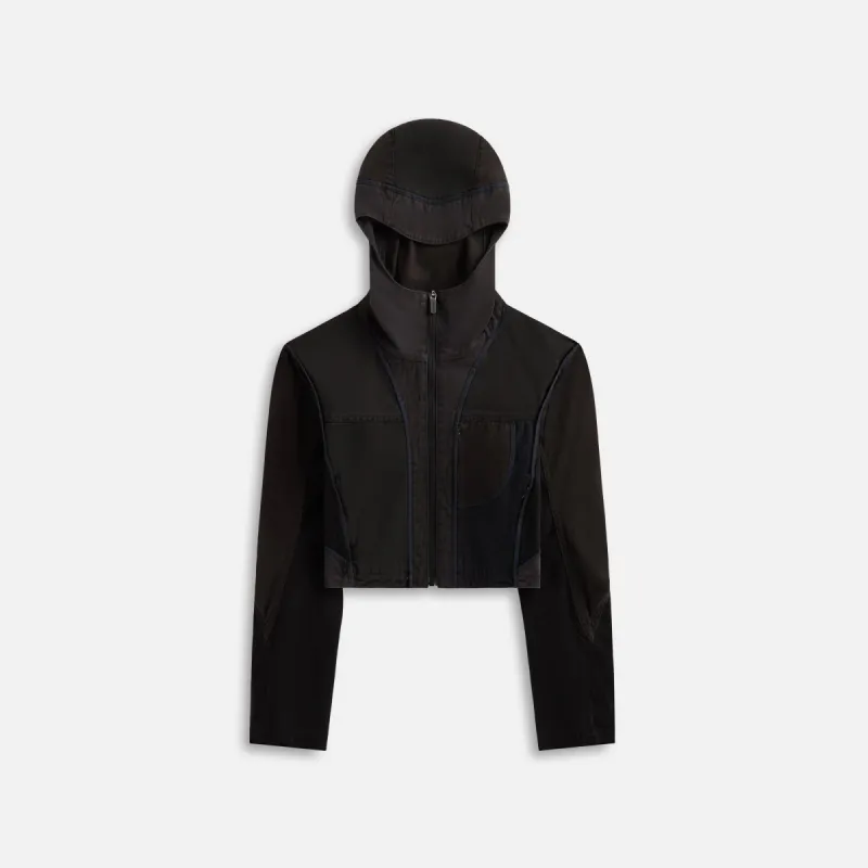 Hyein Seo Patchwork Crop Jacket - Stone sold by Kith