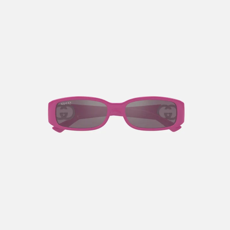 Gucci Rectangular GG Frame - Pink sold by Kith