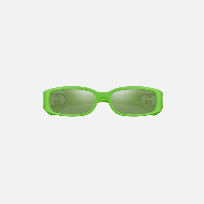 Gucci Rectangular GG Frame - Green sold by Kith