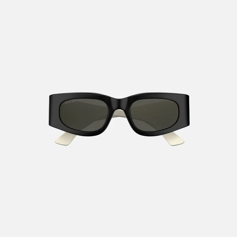 Gucci Rectangular GG Frame - Black sold by Kith