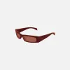 Gucci Rectangular Frame - Rosso Ancora sold by Kith