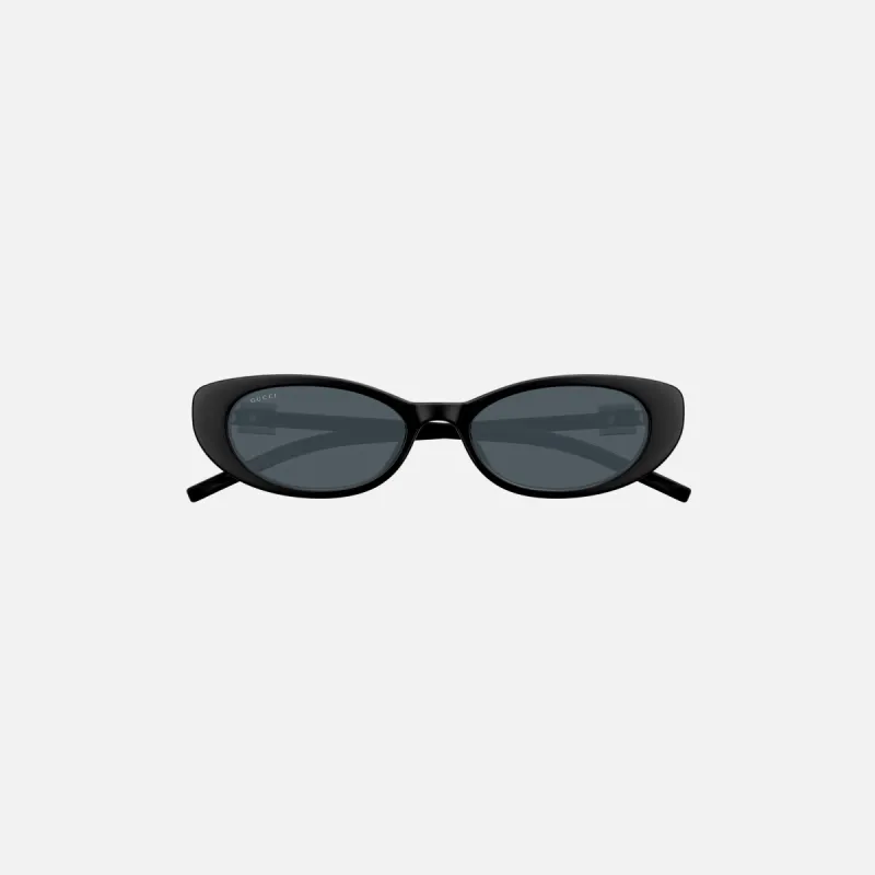 Gucci Oval Injection Frame - Black sold by Kith