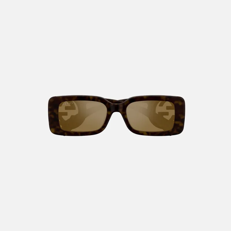 Gucci Black Injection GG Frame - Brown sold by Kith