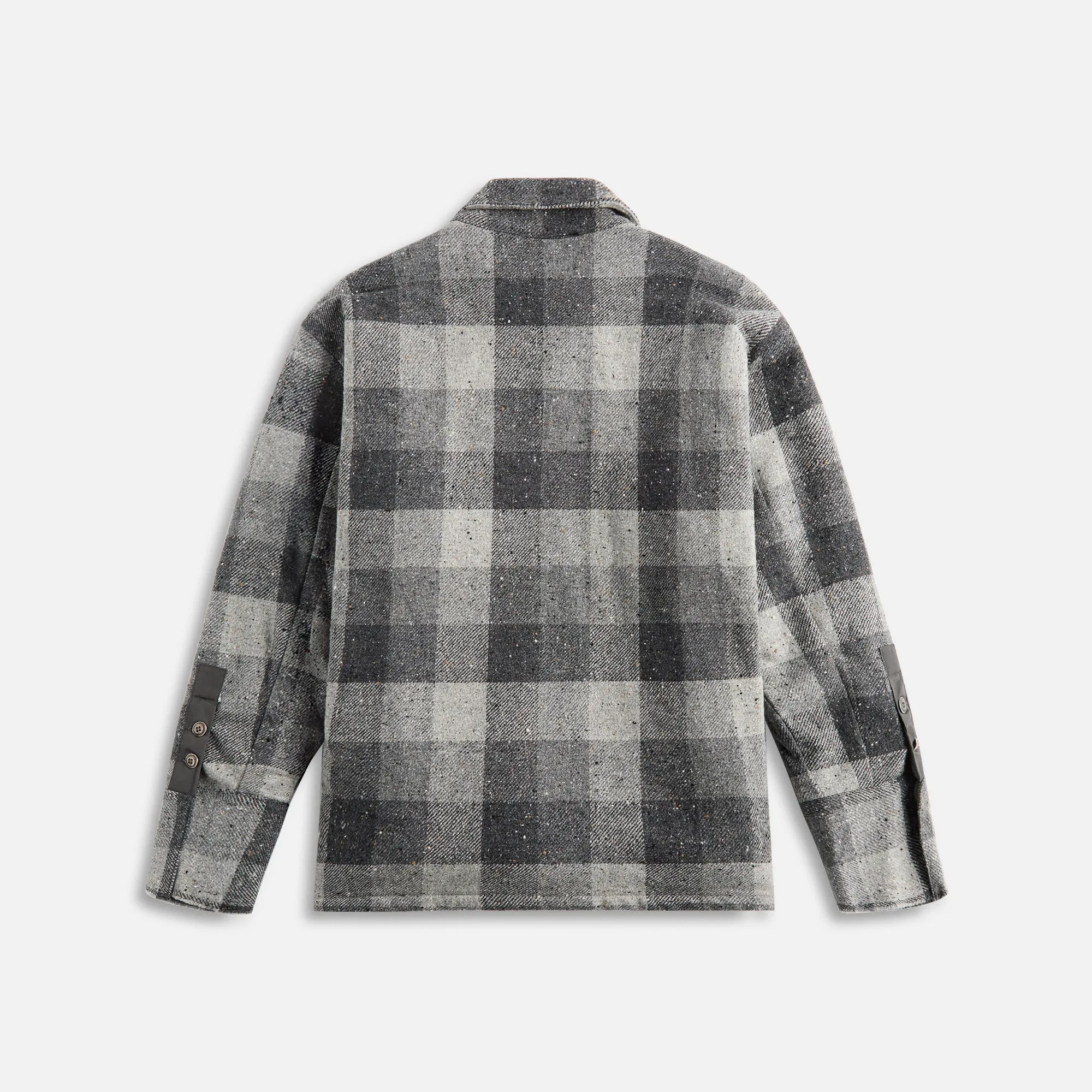 Greg Lauren Wool Sherpa Lined Boxy - Grey Plaid sold by Kith product image thumbnail 2