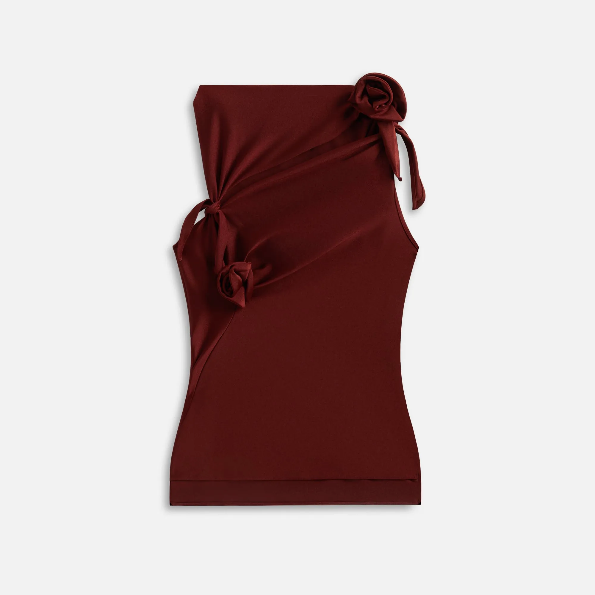 Coperni Asymmetric Flower Top - Red sold by Kith