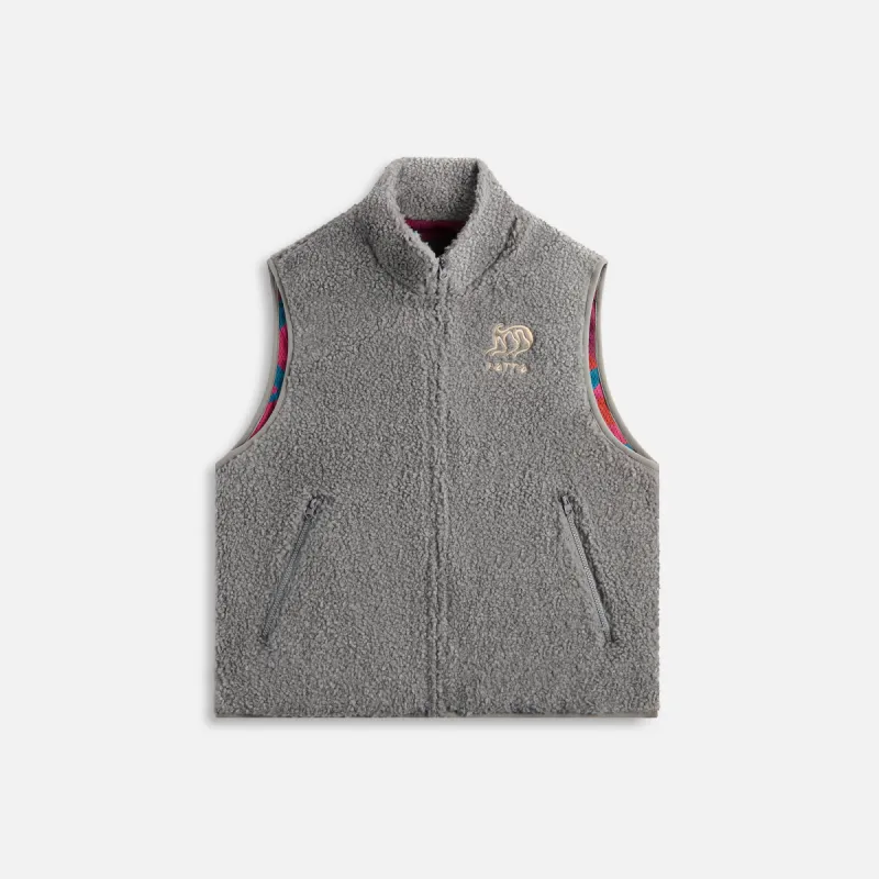 by Parra Chest Alien Vest - Grey sold by Kith