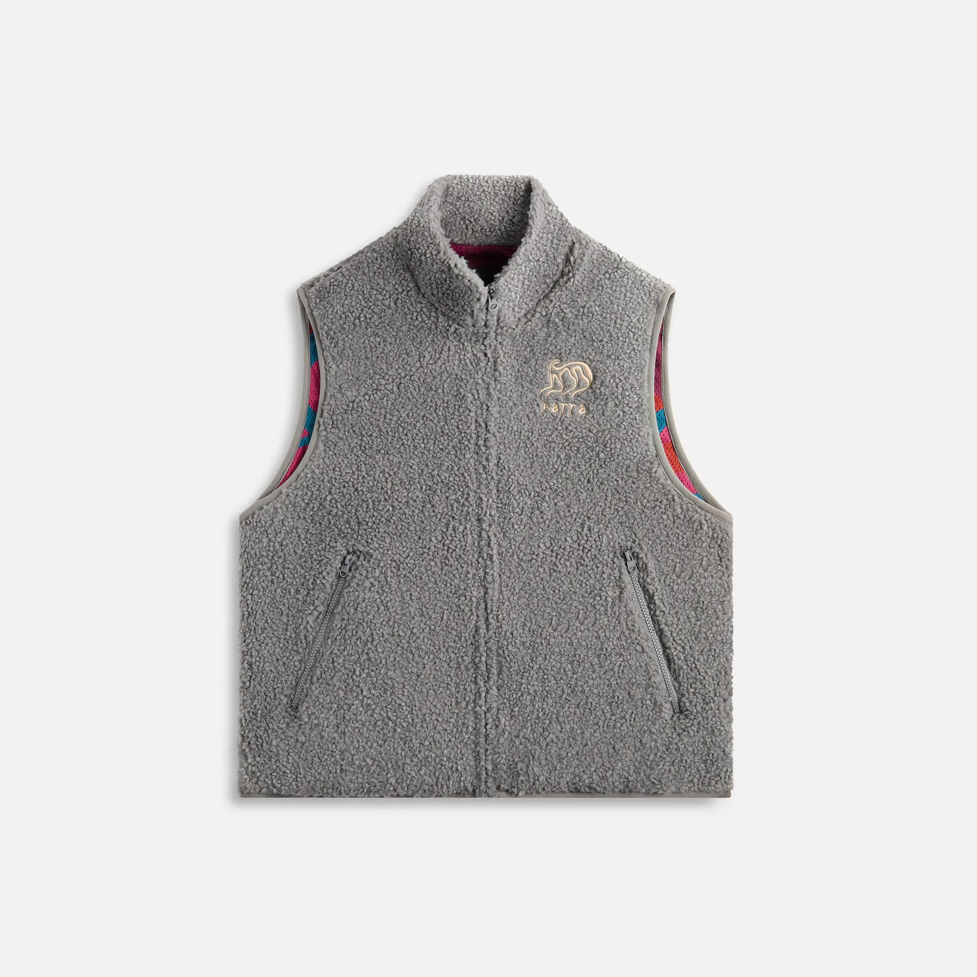 by Parra Chest Alien Vest - Grey sold by Kith