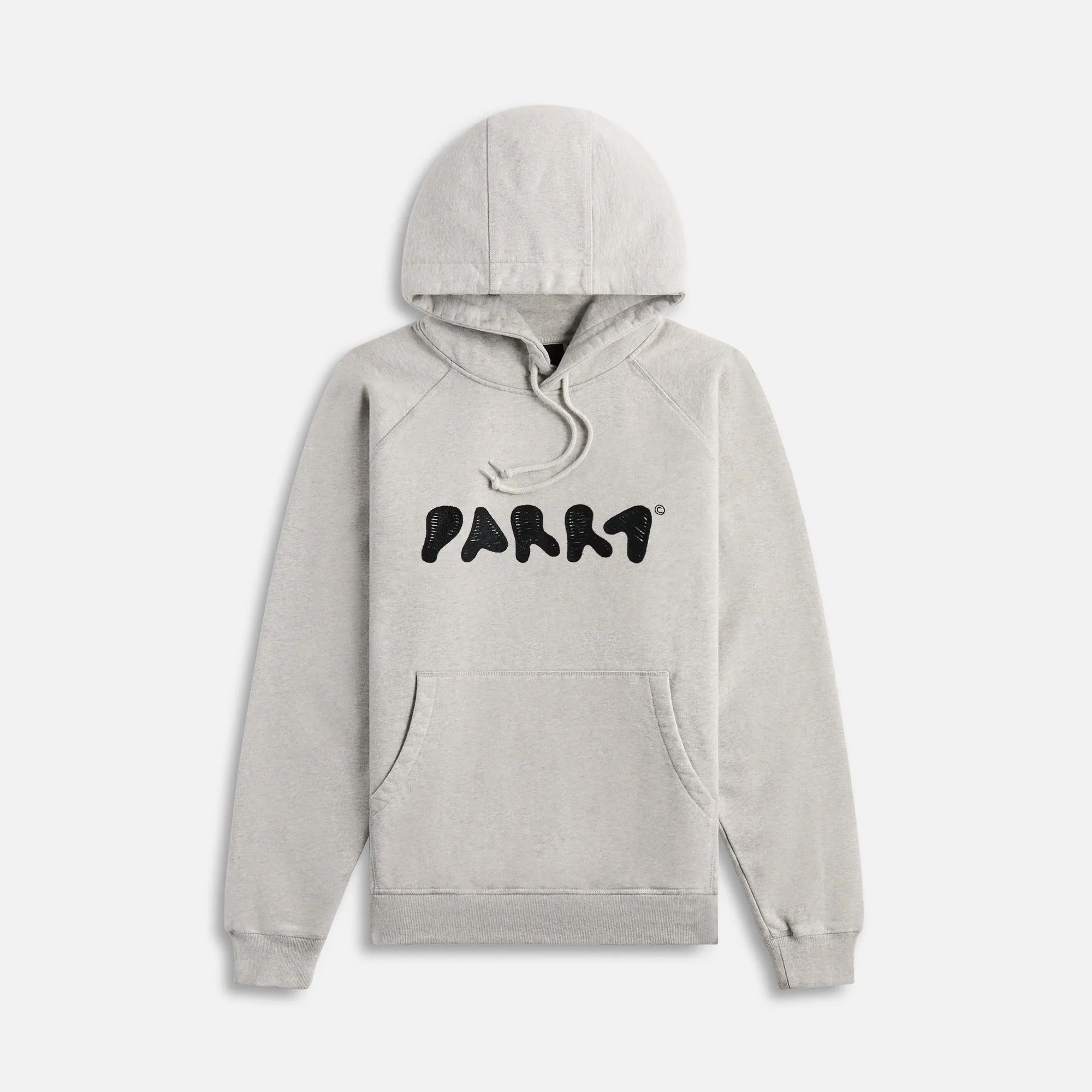 by Parra Blob Logo Hooded Sweatshirt - Heather Grey sold by Kith
