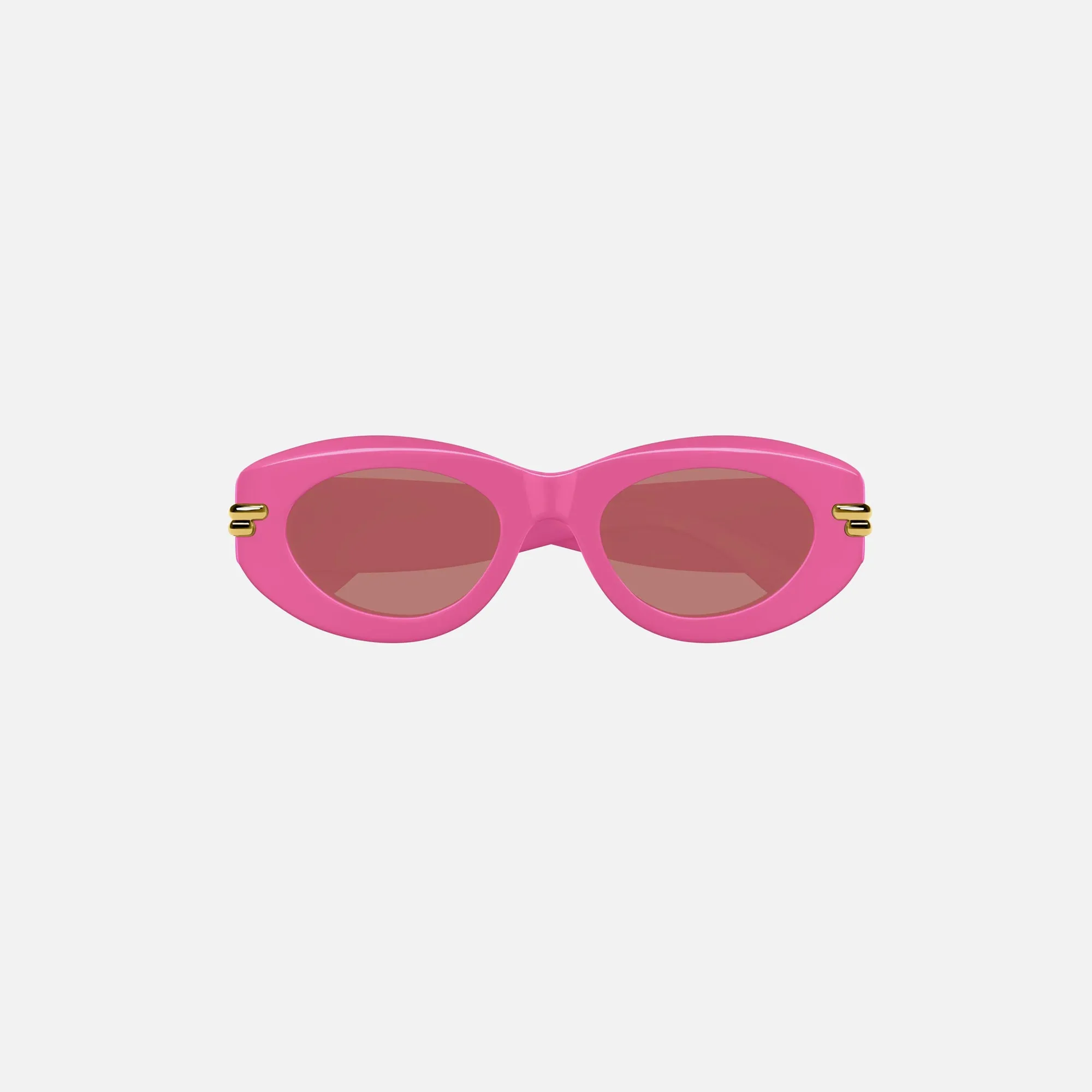 Bottega Veneta Recycled Acetate Frame - Pink sold by Kith