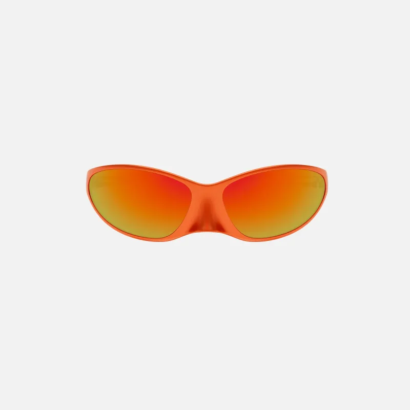 Balenciaga Metal Sunglasses - Orange sold by Kith