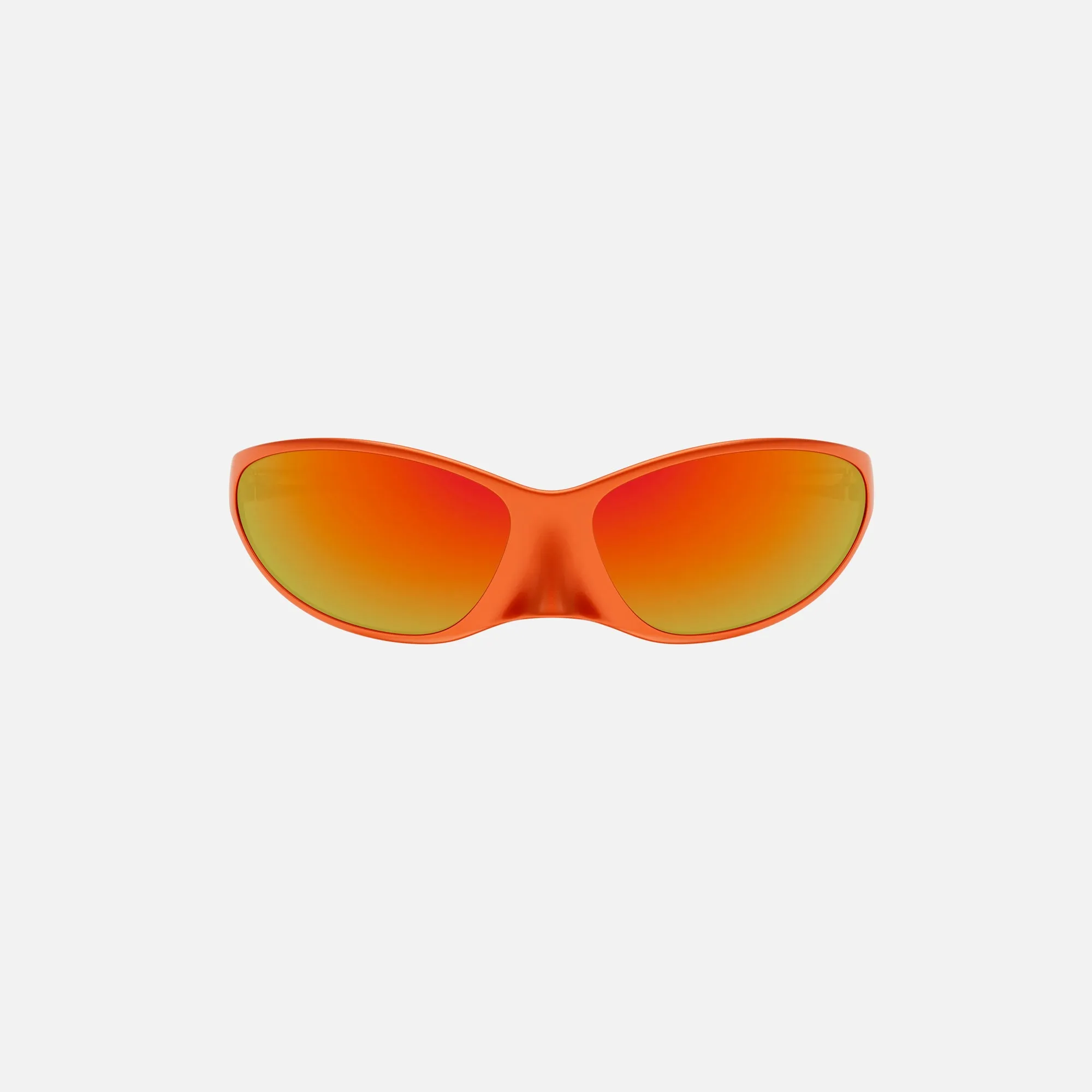 Balenciaga Metal Sunglasses - Orange sold by Kith