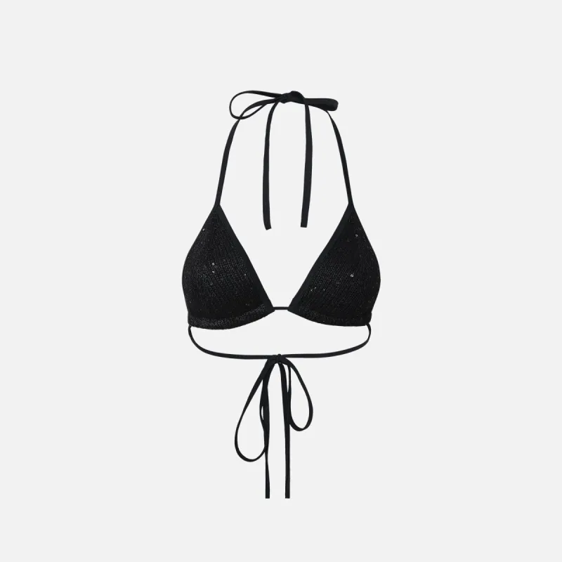 Asta Resort Lio Bikini Top - Black sold by Kith