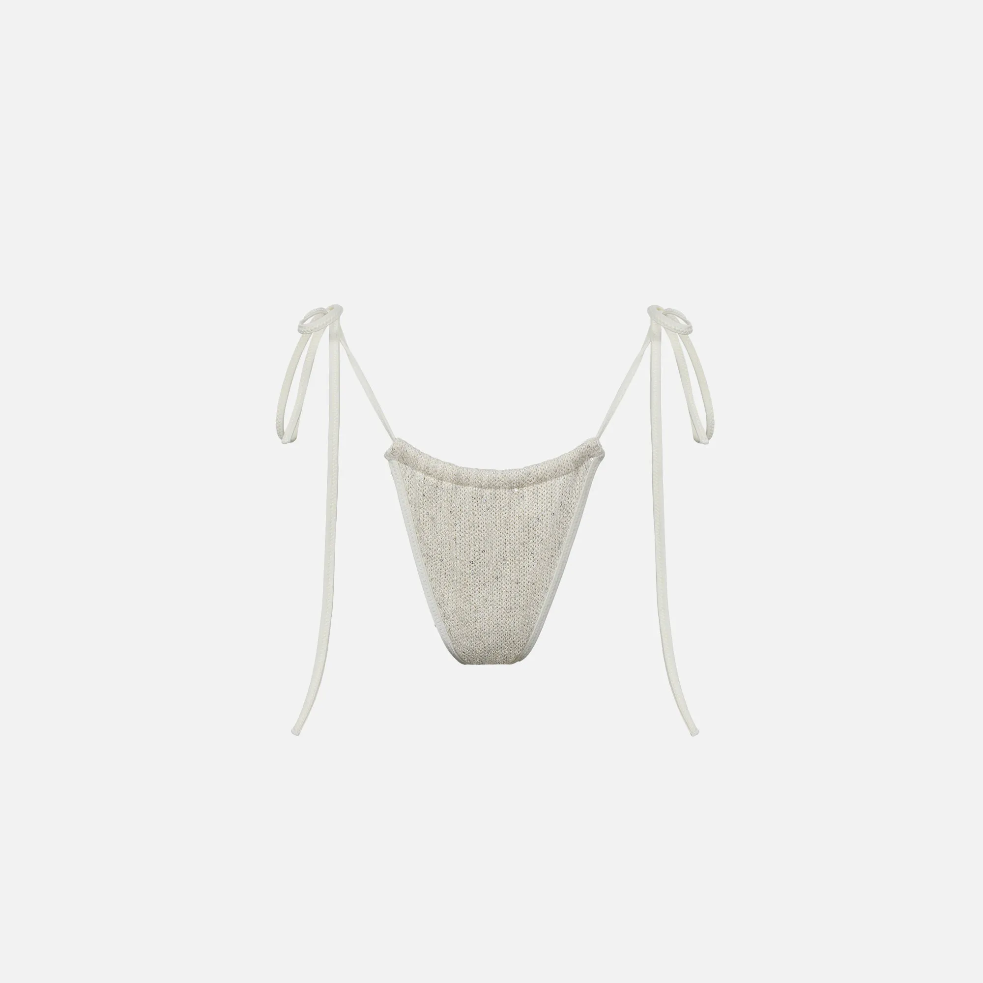 Asta Resort Lio Bikini Bottom - Ivory Sequin sold by Kith