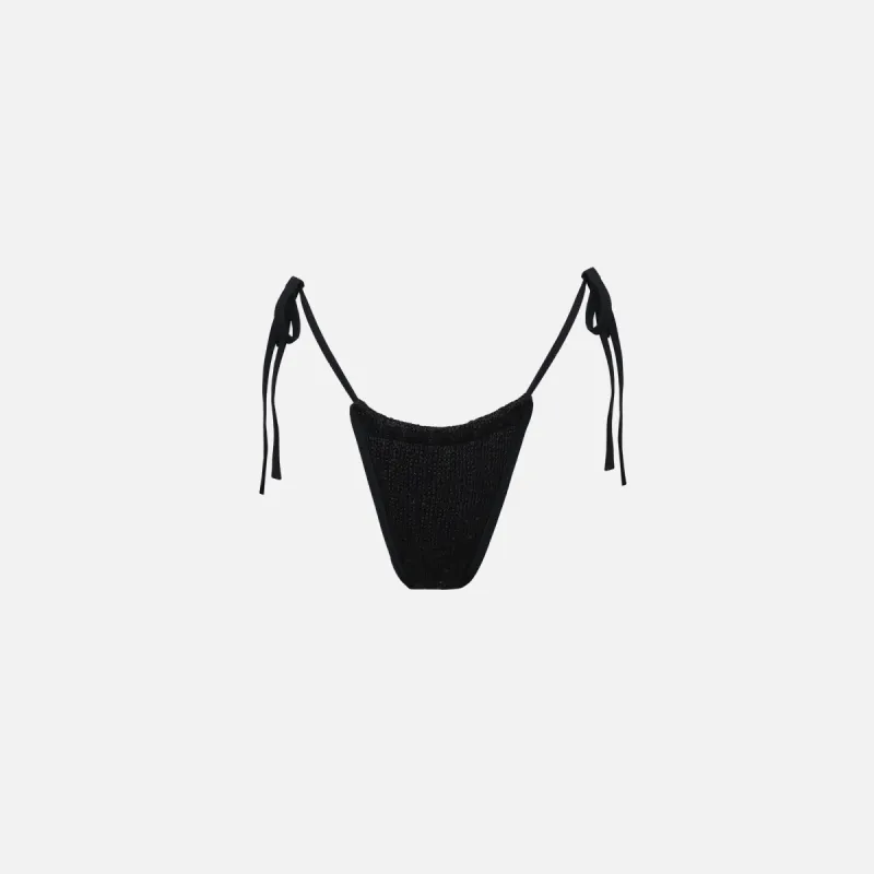Asta Resort Lio Bikini Bottom - Black sold by Kith