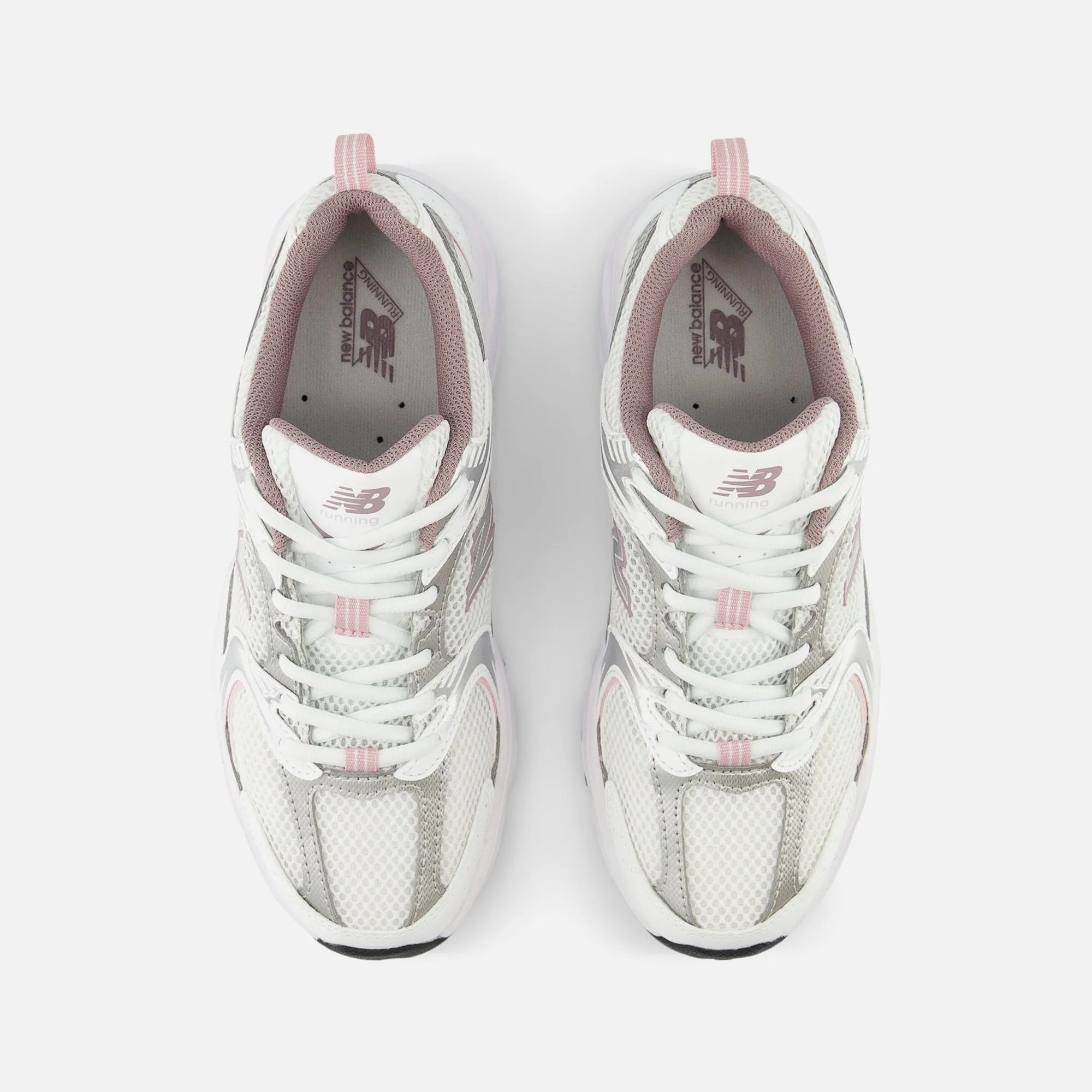 New Balance 530 - White / Silver Metallic / Ice Wine / Mid Century Pink sold by Kith product image thumbnail 3