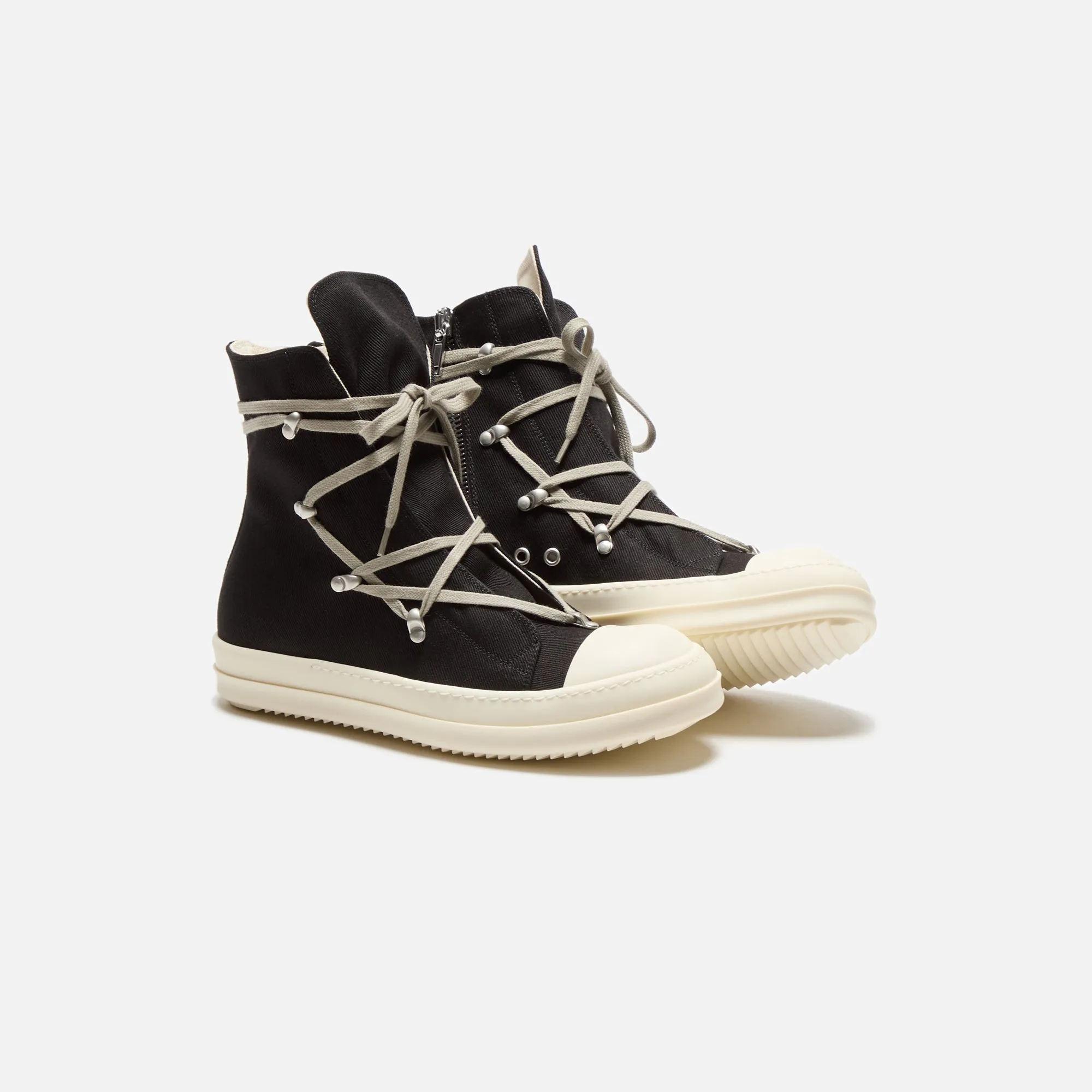 Rick Owens DRKSHDW Hexa Sneakers - Black / Pearl / Milk sold by Kith product image thumbnail 4