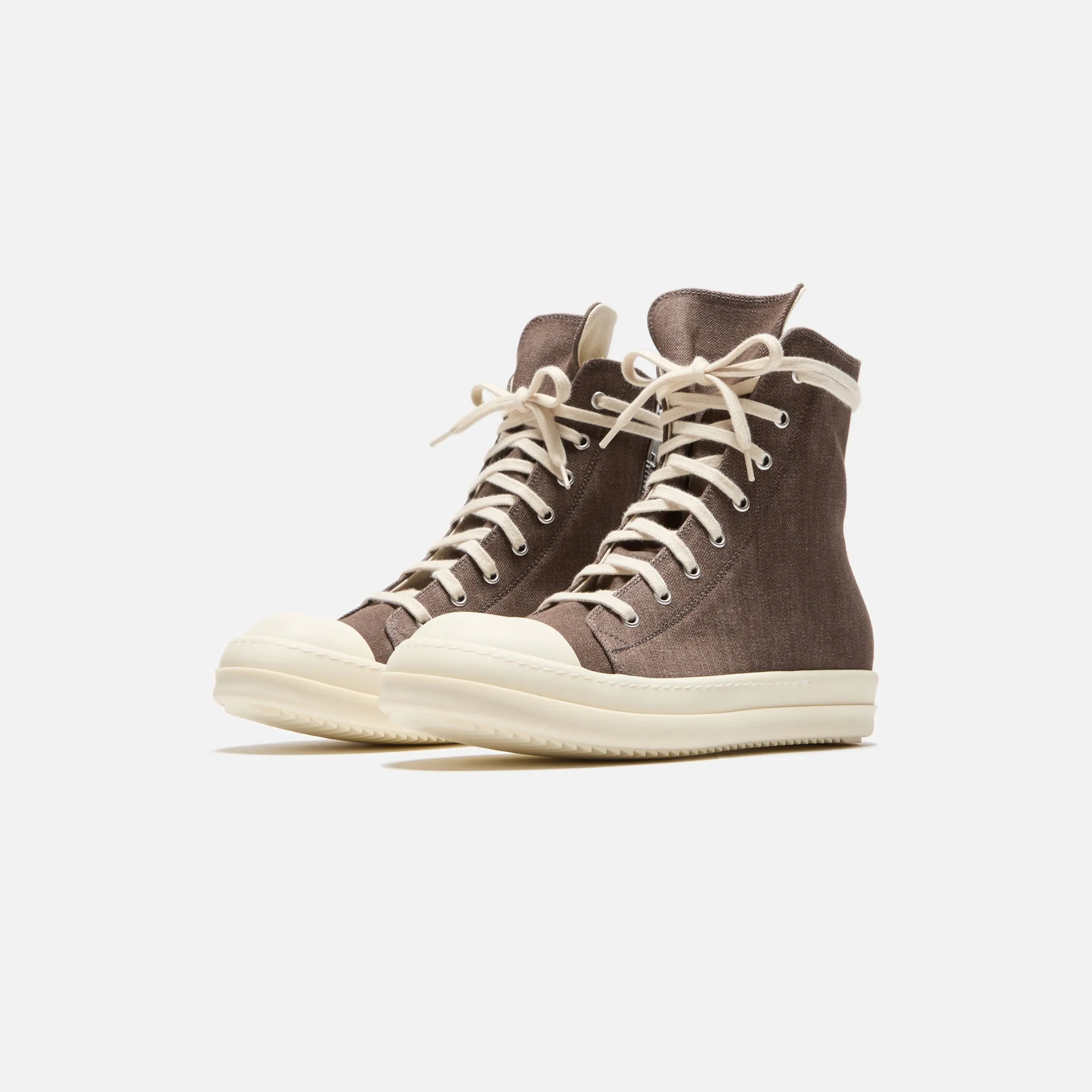 Rick Owens DRKSHDW Sneakers - Dark Dust / Milk / Milk Scarpe In Denim sold by Kith product image thumbnail 2