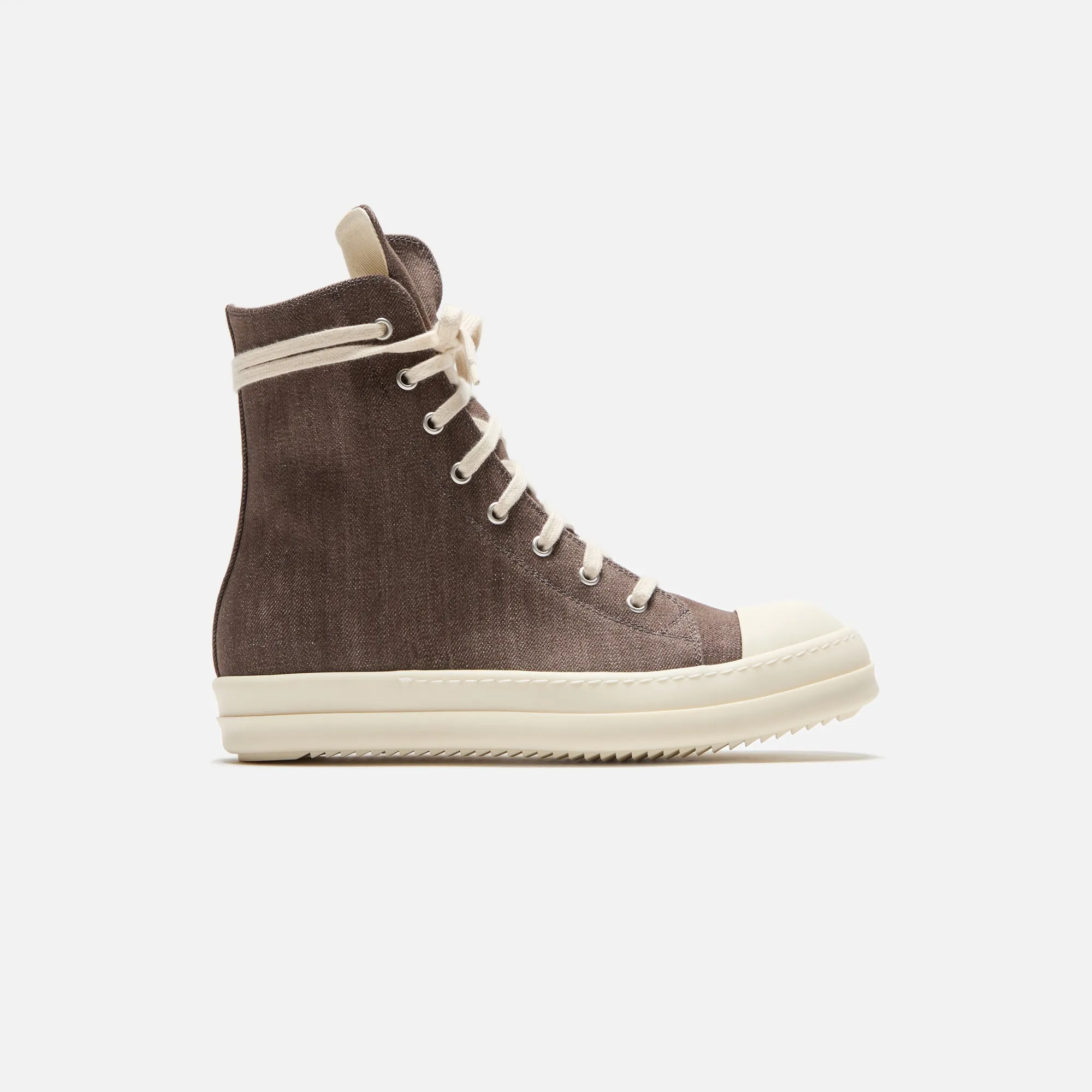 Rick Owens DRKSHDW Sneakers - Dark Dust / Milk / Milk Scarpe In Denim sold by Kith