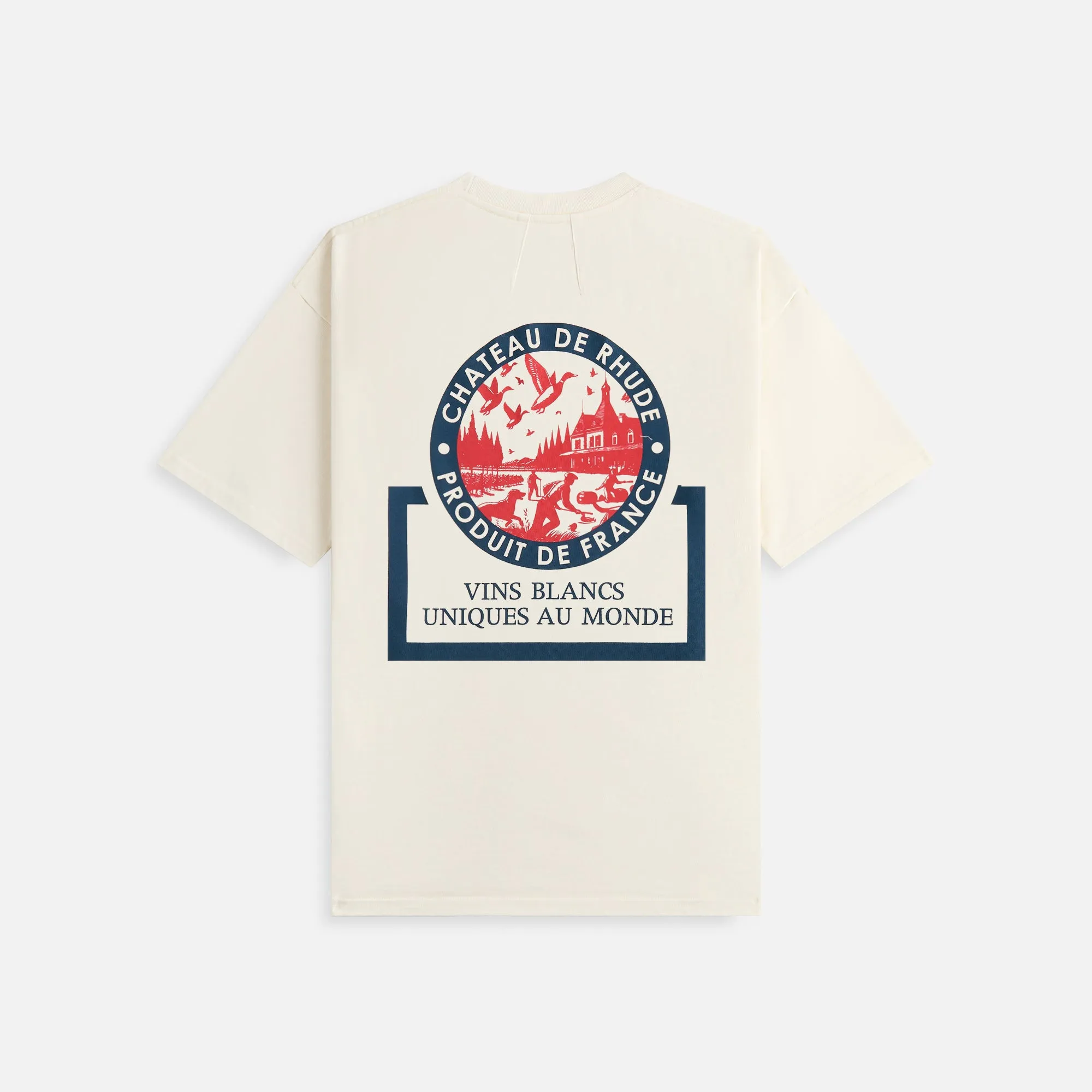 Rhude Bordeaux Wine Tee - White sold by Kith product image thumbnail 2