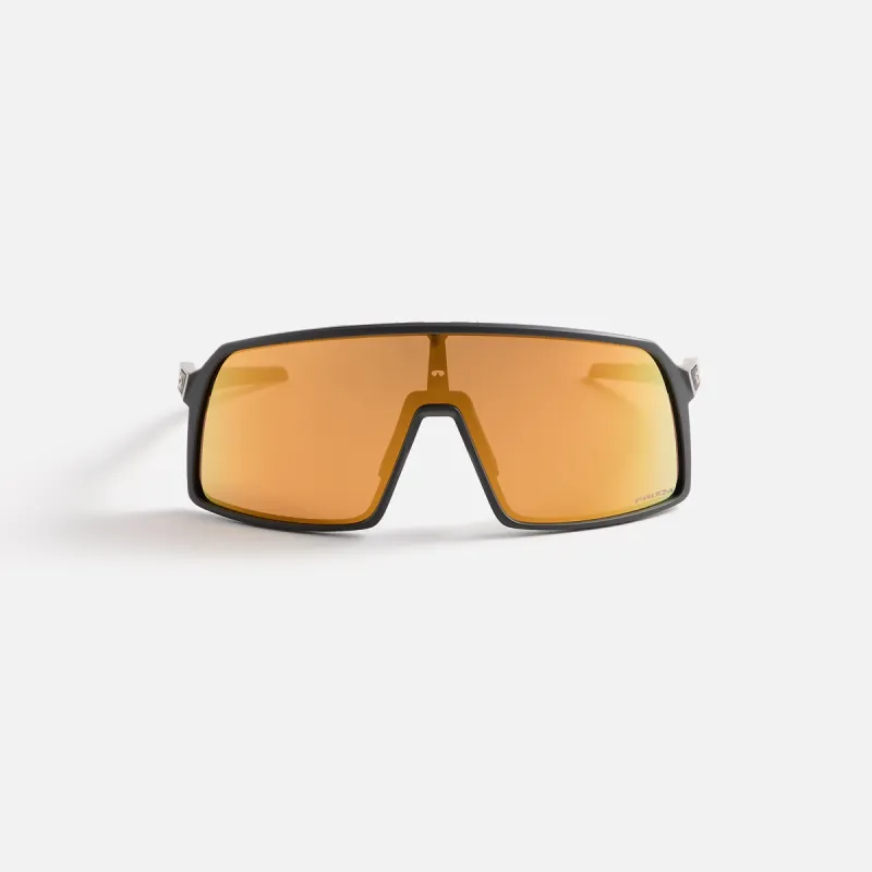 Oakley Sutro Matte Carbon Sunglasses - Prizm Snow Black Iridium / Polished Black sold by Kith
