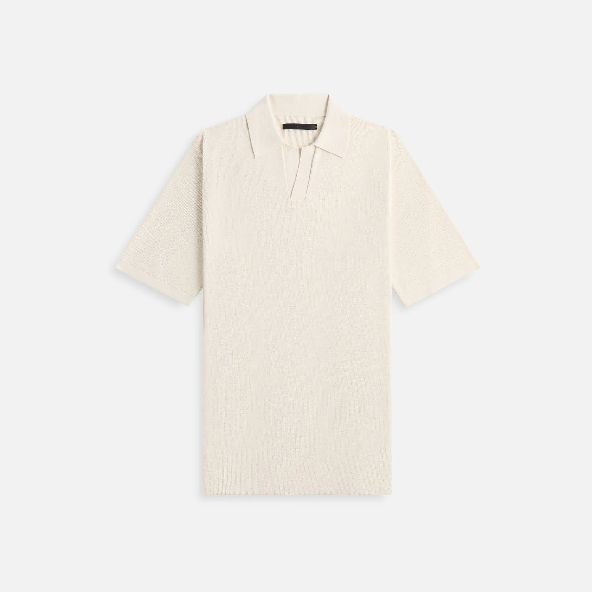 Stampd Ribbed Knit Polo - Fog sold by Kith