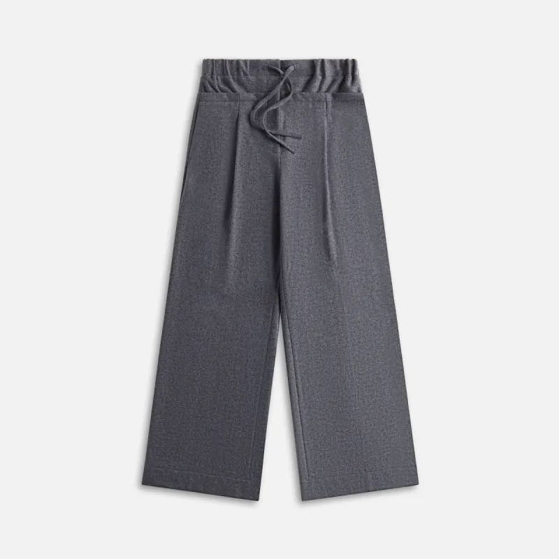 JW Anderson Double Waist Trousers - Charcoal sold by Kith