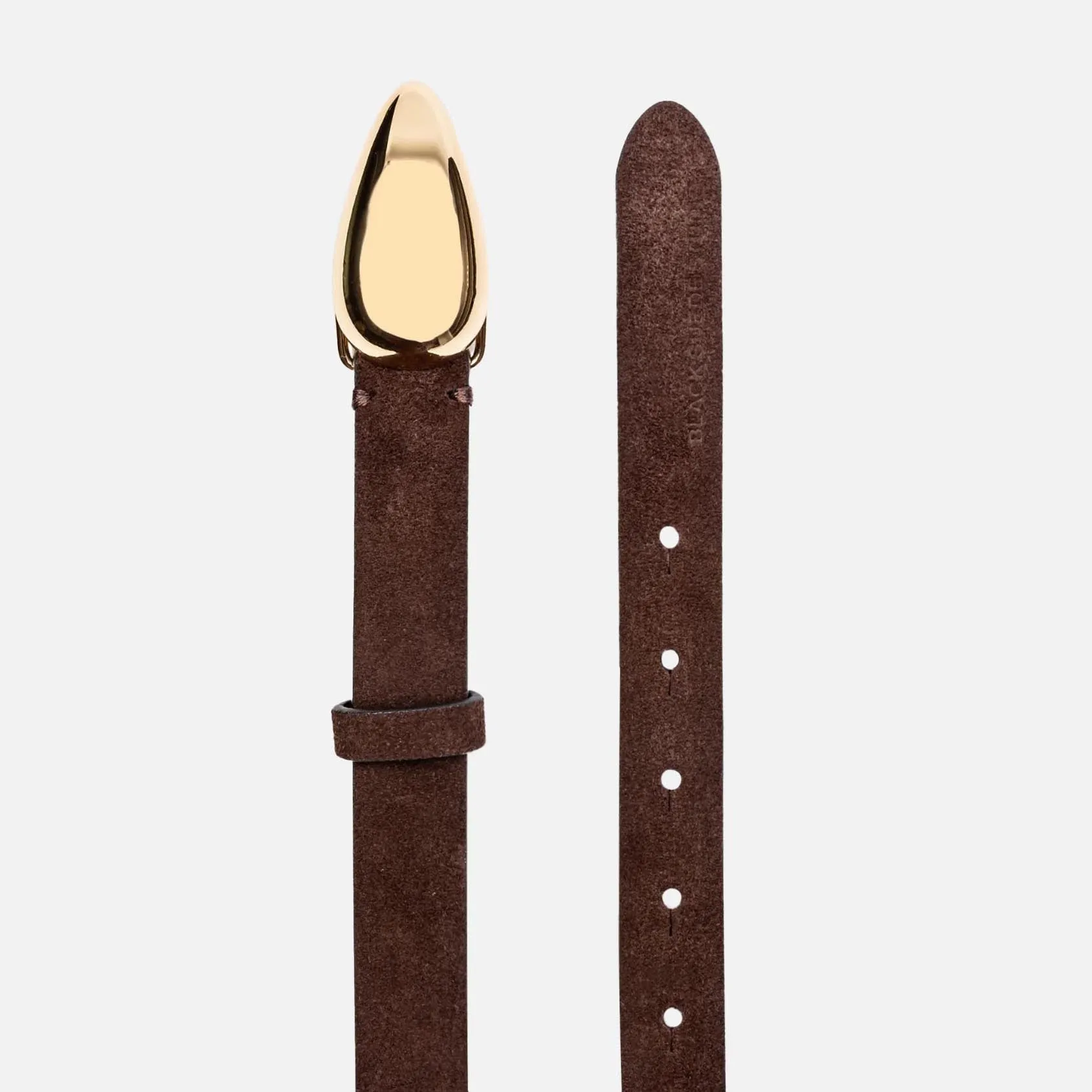 Black Suede Studio Bean Belt - Brown Suede sold by Kith product image thumbnail 2