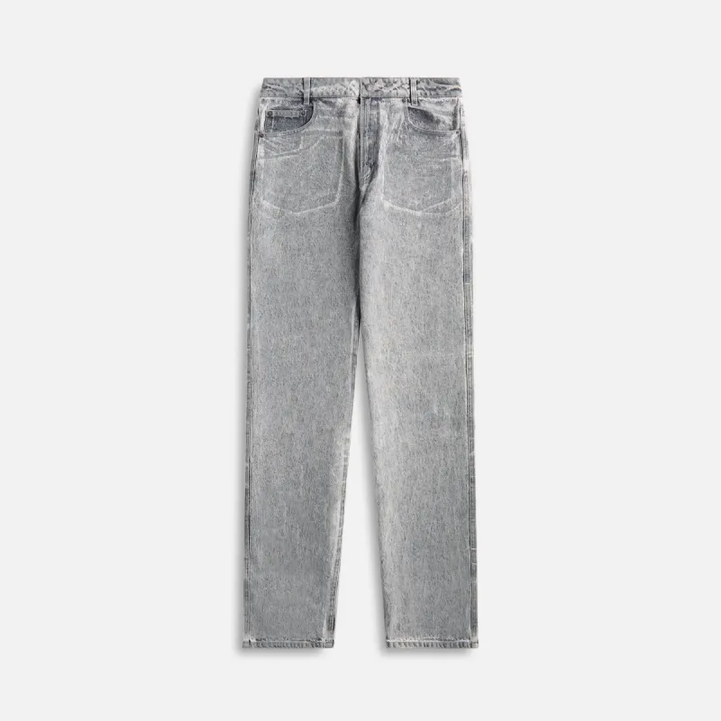 Daily Paper Amba Wax Relaxed Jeans - Grey made by Daily Paper