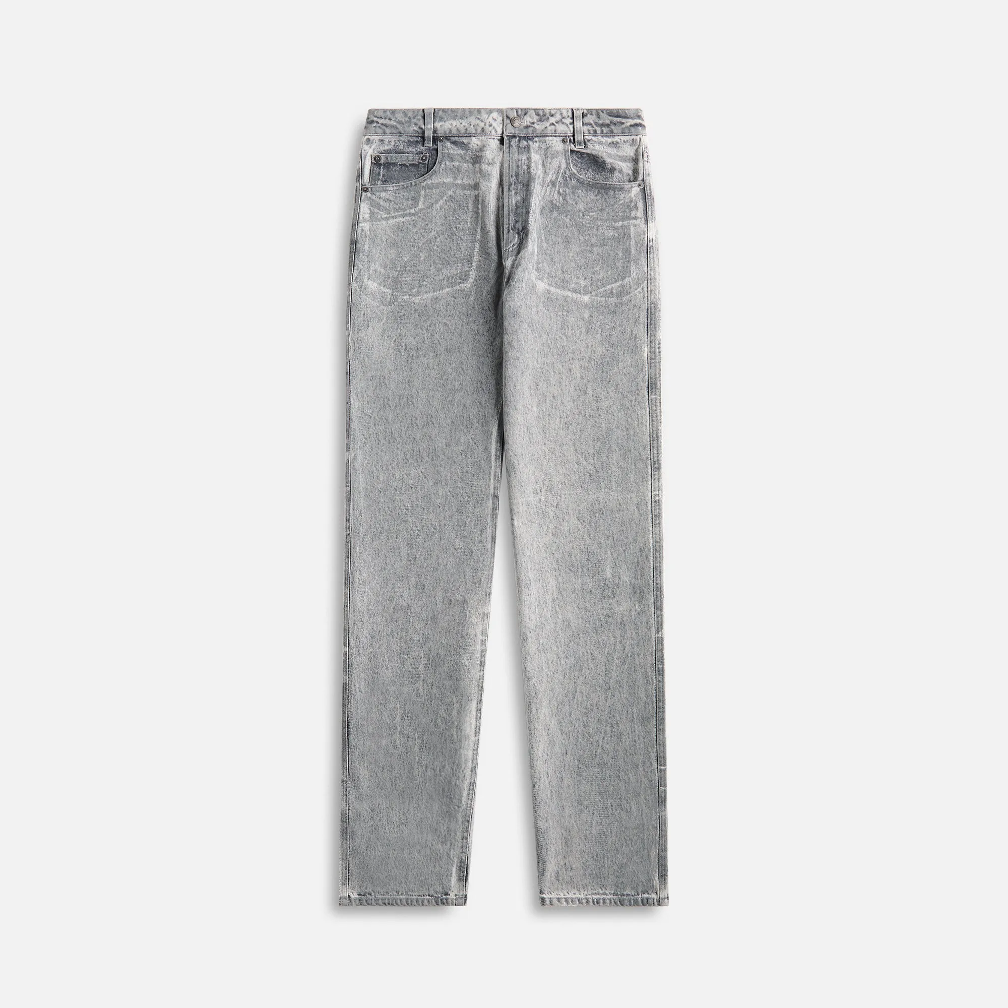 Daily Paper Amba Wax Relaxed Jeans - Grey sold by Kith