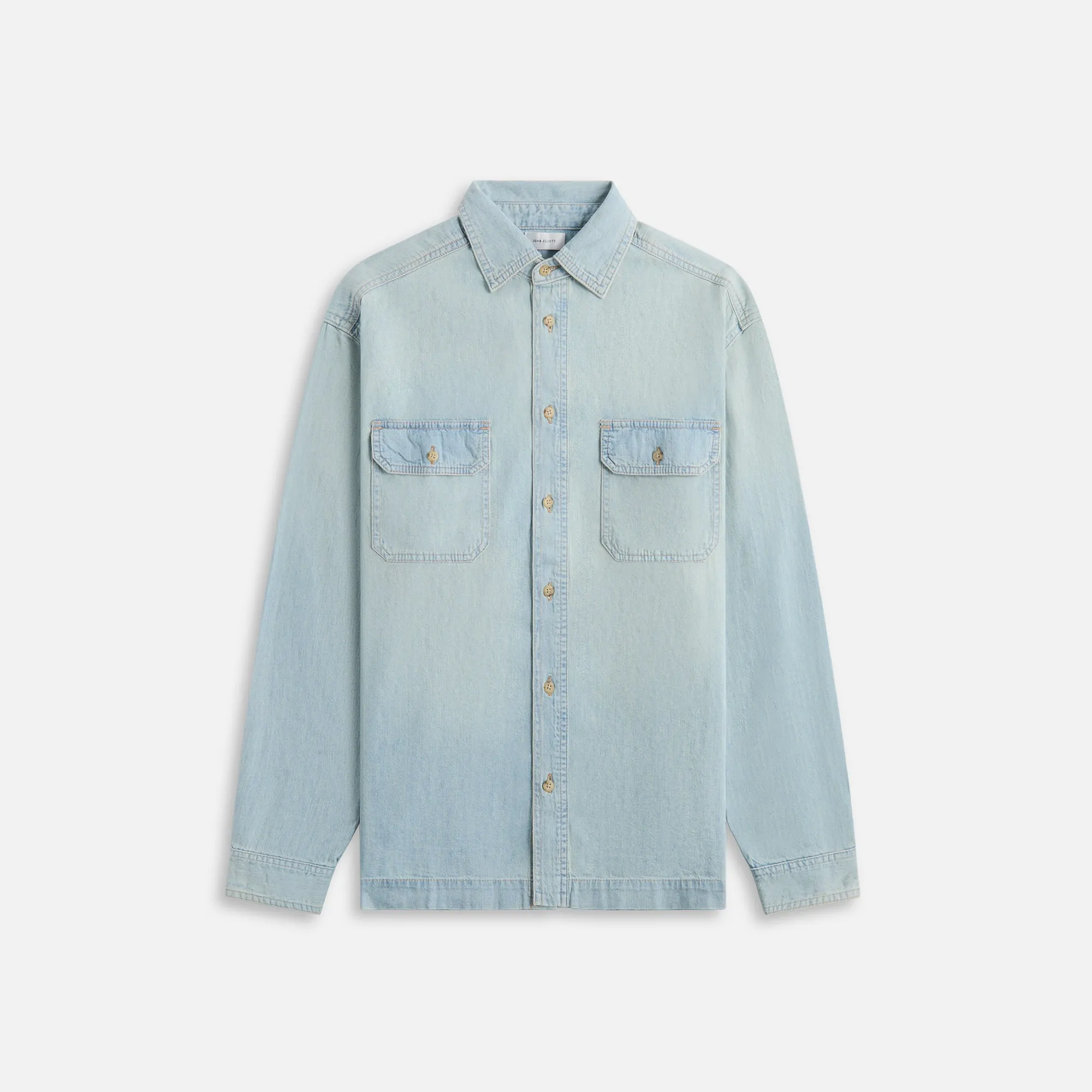 John Elliott Princeton Work Shirt - Indigo sold by Kith